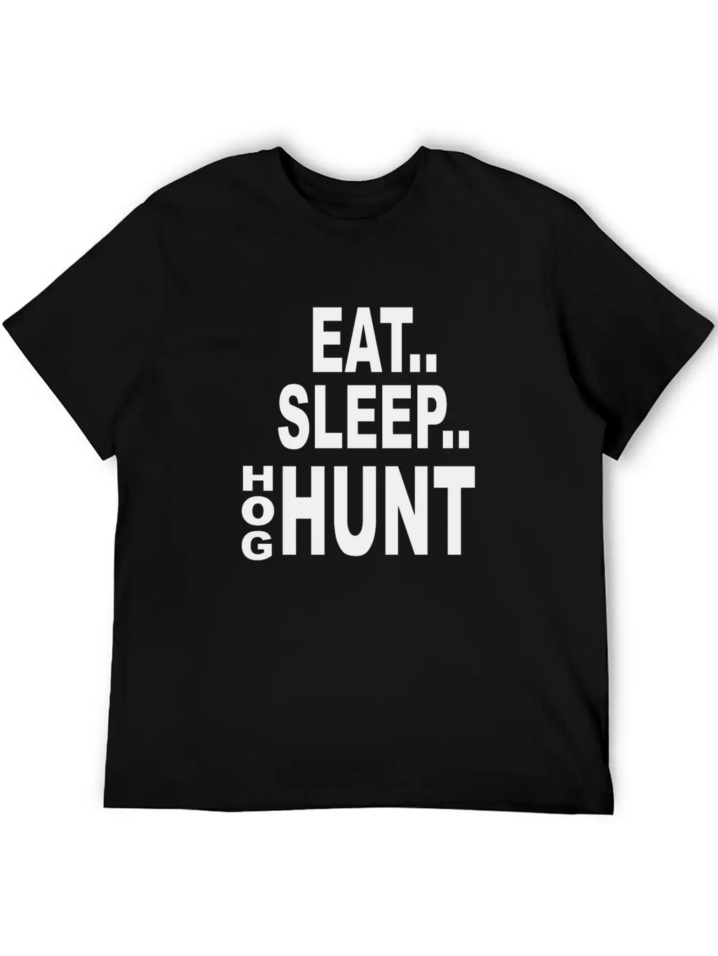 Eat Sleep Hog Hunt Breathable Soft Cotton T-Shirt – Timeless Casual Look