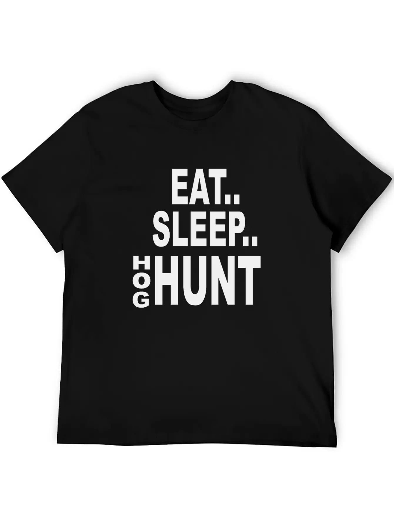 Eat Sleep Hog Hunt Breathable Soft Cotton T-Shirt – Timeless Casual Look