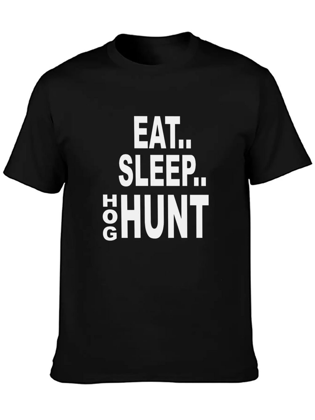 Eat Sleep Hog Hunt Breathable Soft Cotton T-Shirt – Timeless Casual Look