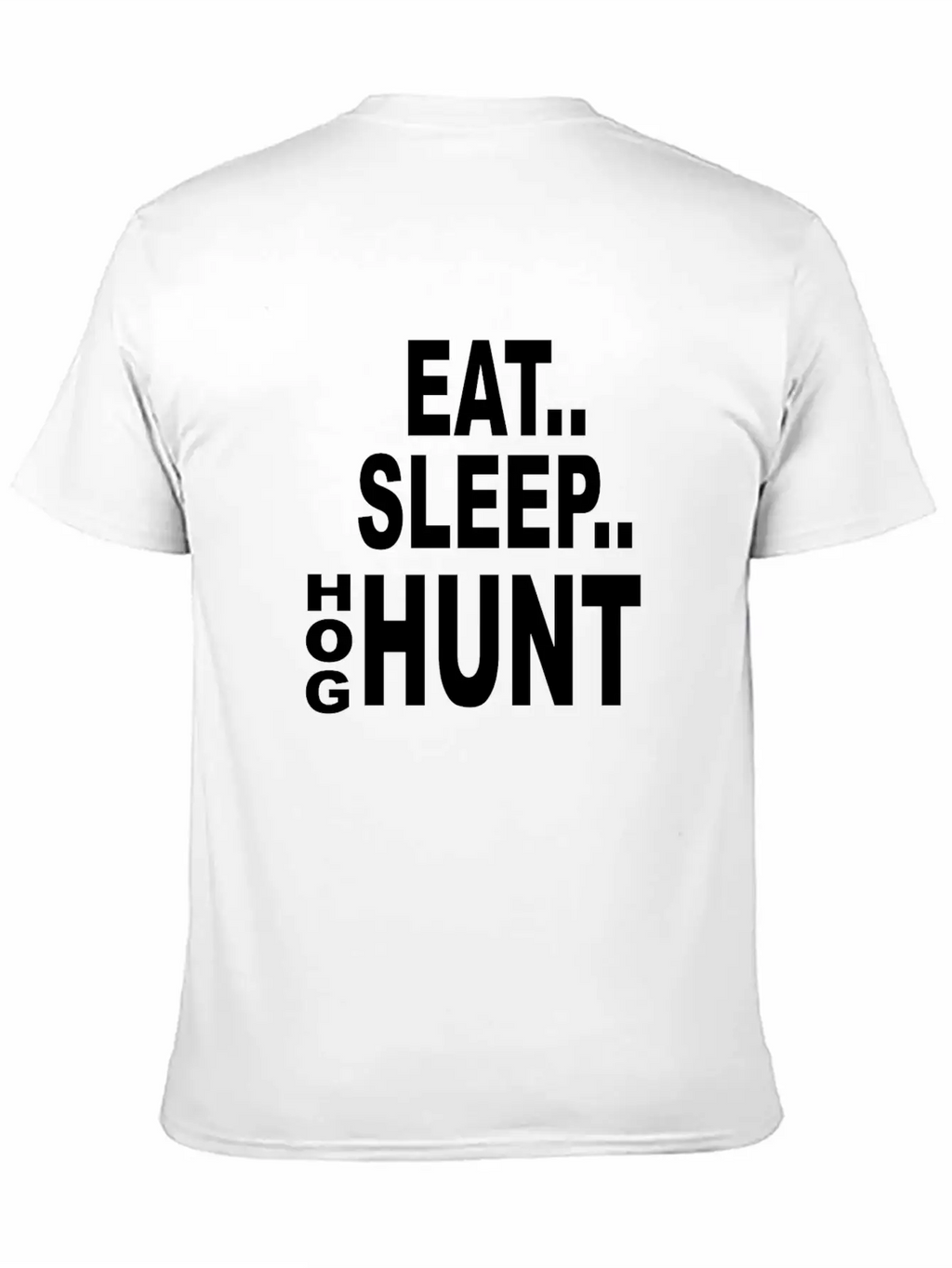 Eat Sleep Hog Hunt Breathable Soft Cotton T-Shirt – Timeless Casual Look