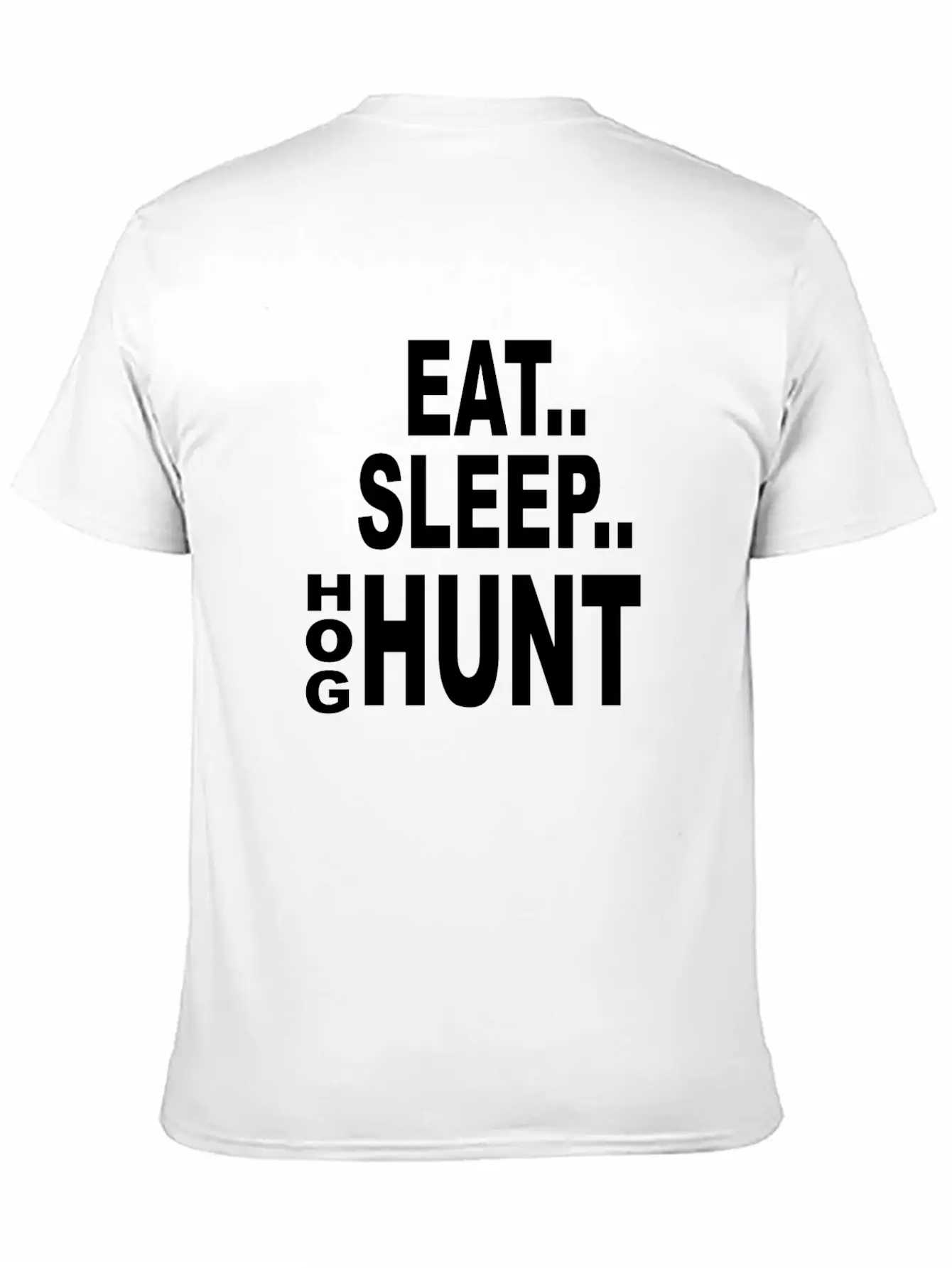 Eat Sleep Hog Hunt Breathable Soft Cotton T-Shirt – Timeless Casual Look