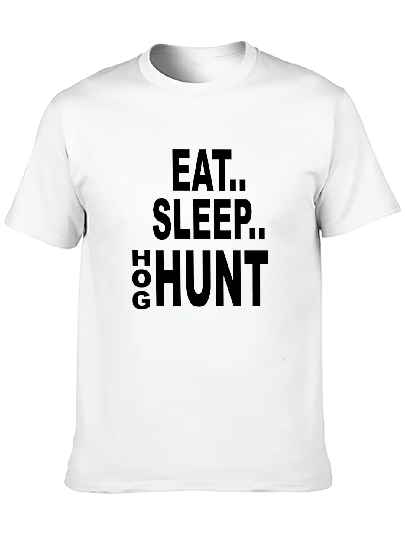Eat Sleep Hog Hunt Breathable Soft Cotton T-Shirt – Timeless Casual Look