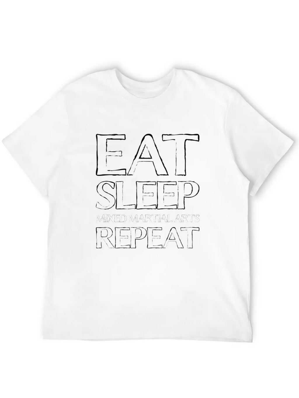 Eat Sleep Mma Timeless Short Sleeve Tee – Comfy And Minimalist Design