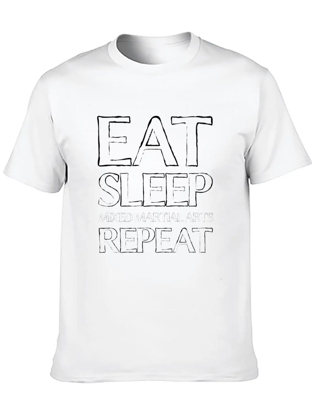 Eat Sleep Mma Timeless Short Sleeve Tee – Comfy And Minimalist Design