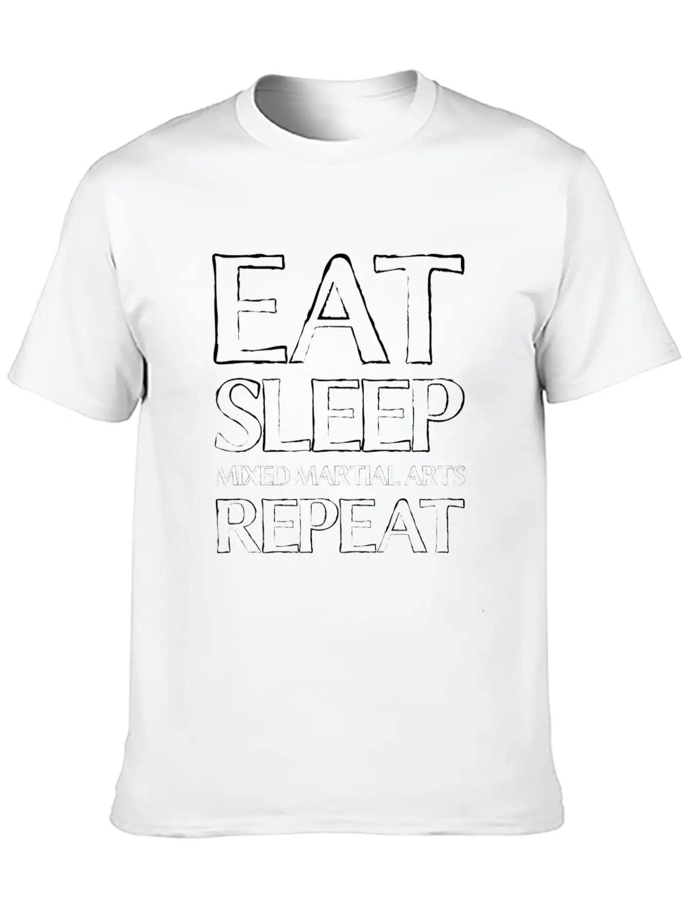 Eat Sleep Mma Timeless Short Sleeve Tee – Comfy And Minimalist Design