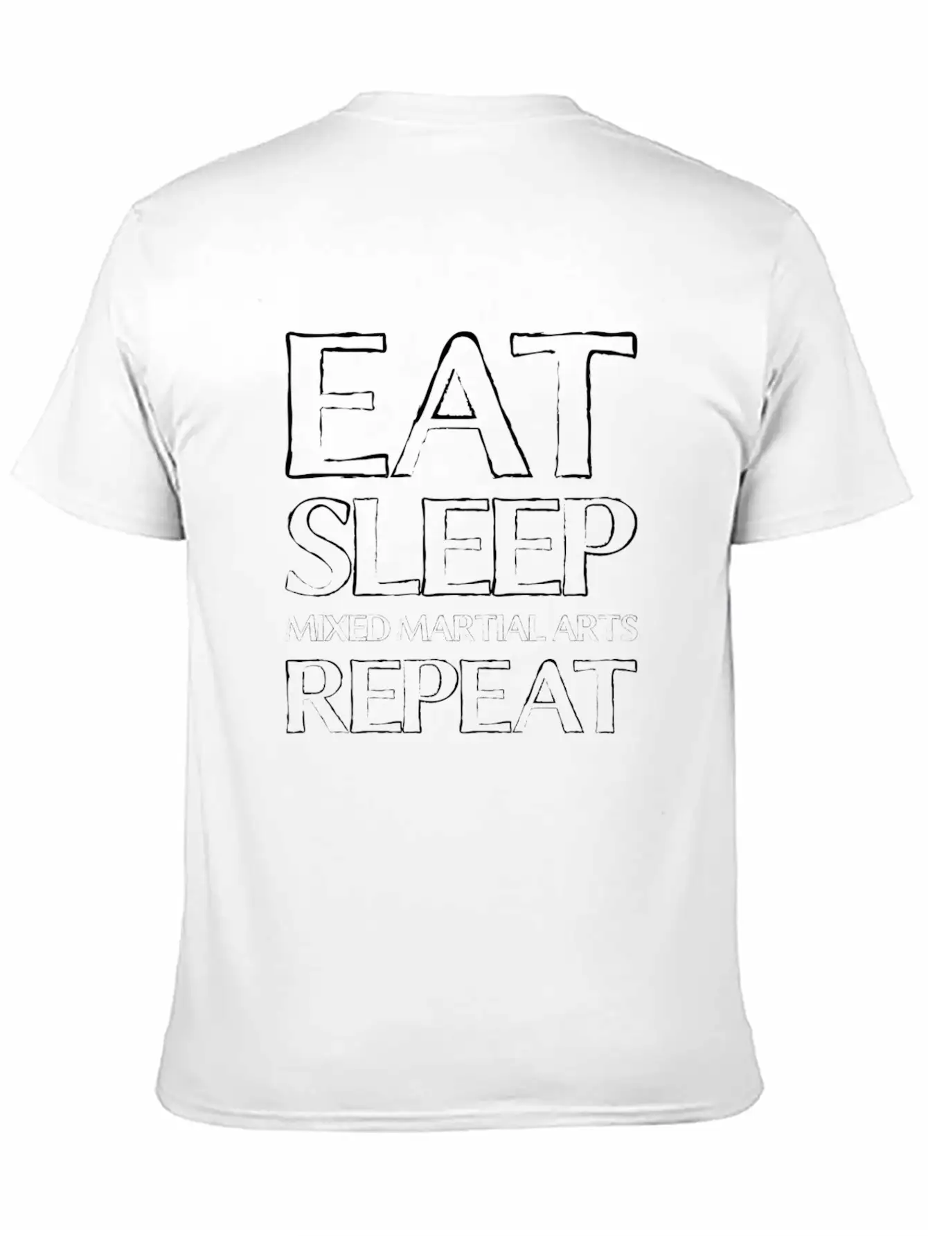 Eat Sleep Mma Timeless Short Sleeve Tee – Comfy And Minimalist Design