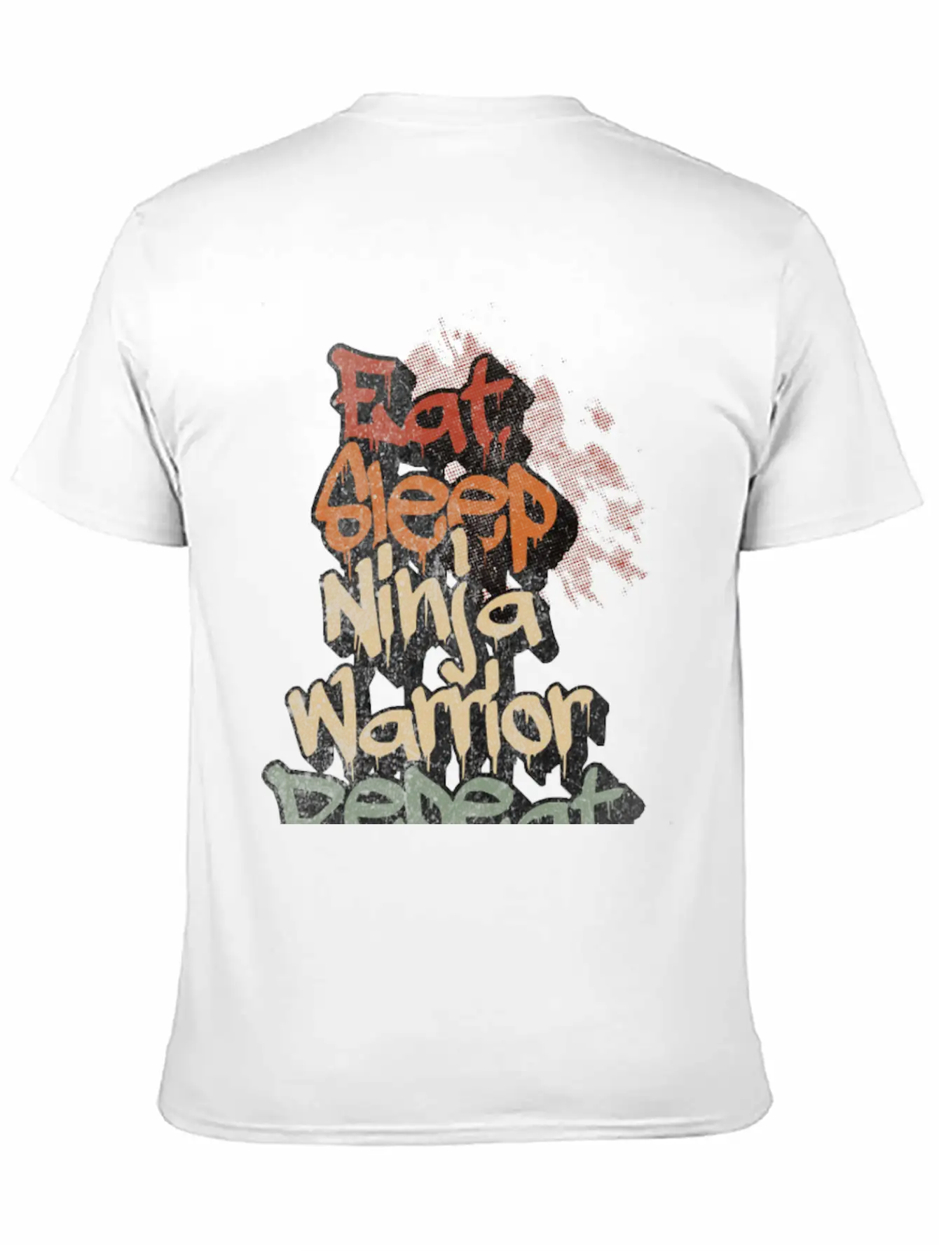Eat Sleep Ninja Warrior Repeat Vintage Classic Cotton Tee – Unisex Comfort For Any Season