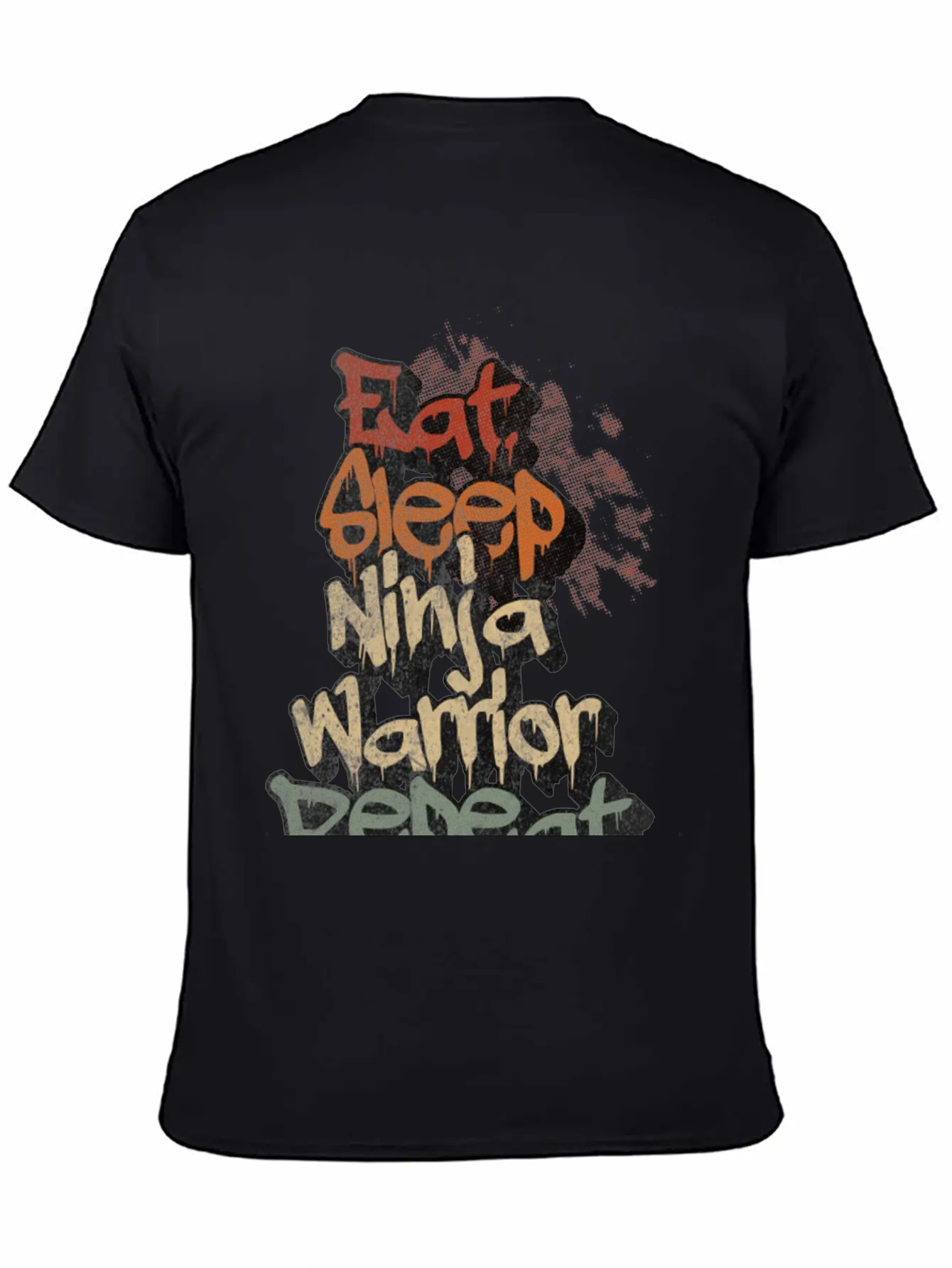 Eat Sleep Ninja Warrior Repeat Vintage Classic Cotton Tee – Unisex Comfort For Any Season