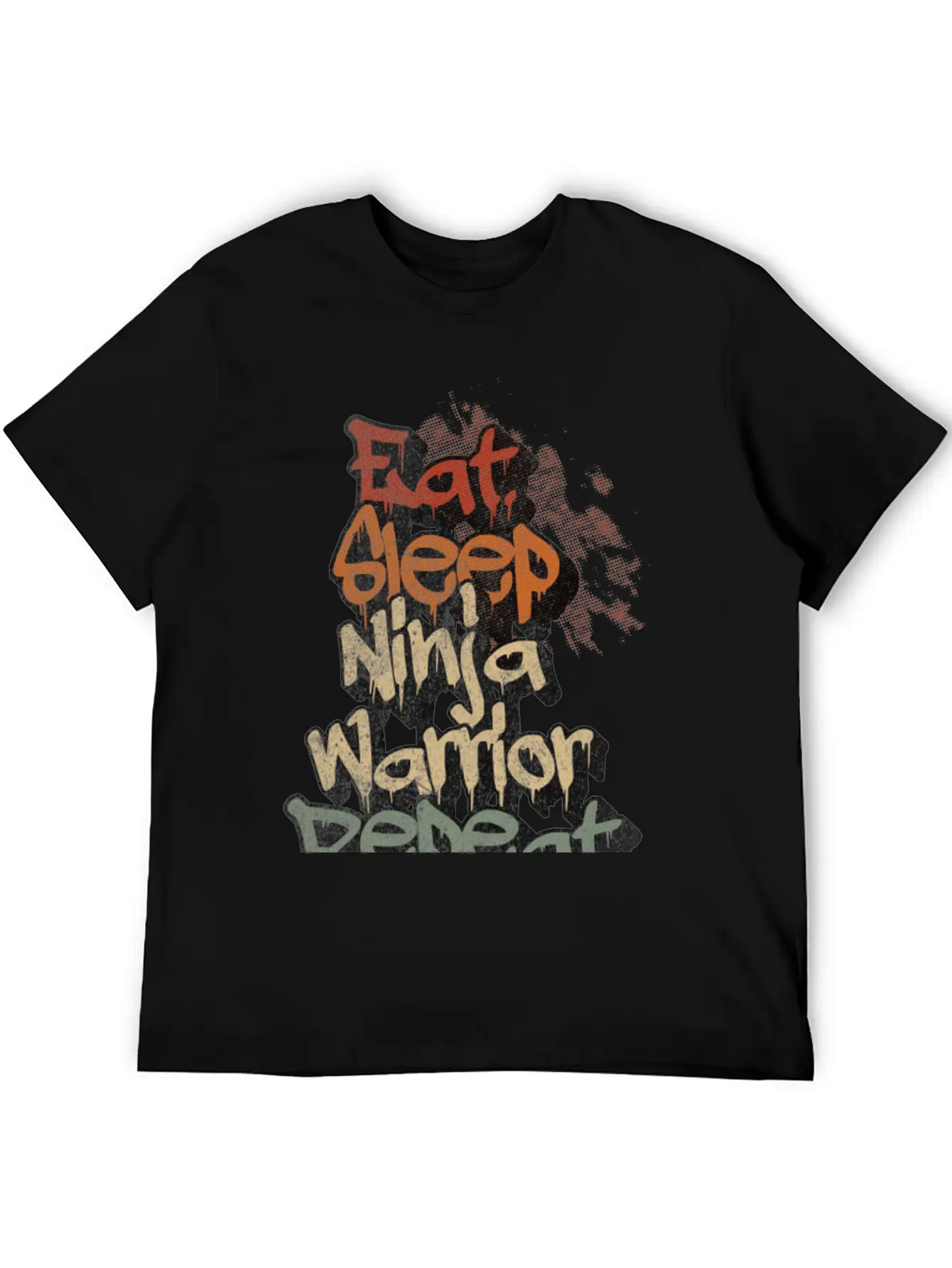 Eat Sleep Ninja Warrior Repeat Vintage Classic Cotton Tee – Unisex Comfort For Any Season