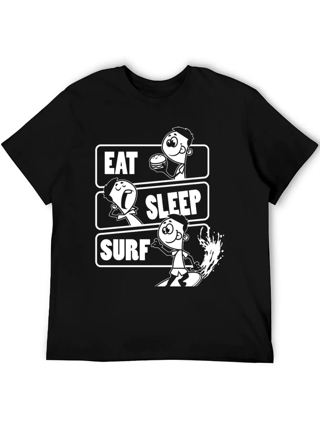 Eat Sleep Surf Repeat Gift For Surfing Lover Classic Cotton Tee – Unisex Comfort For Any Season