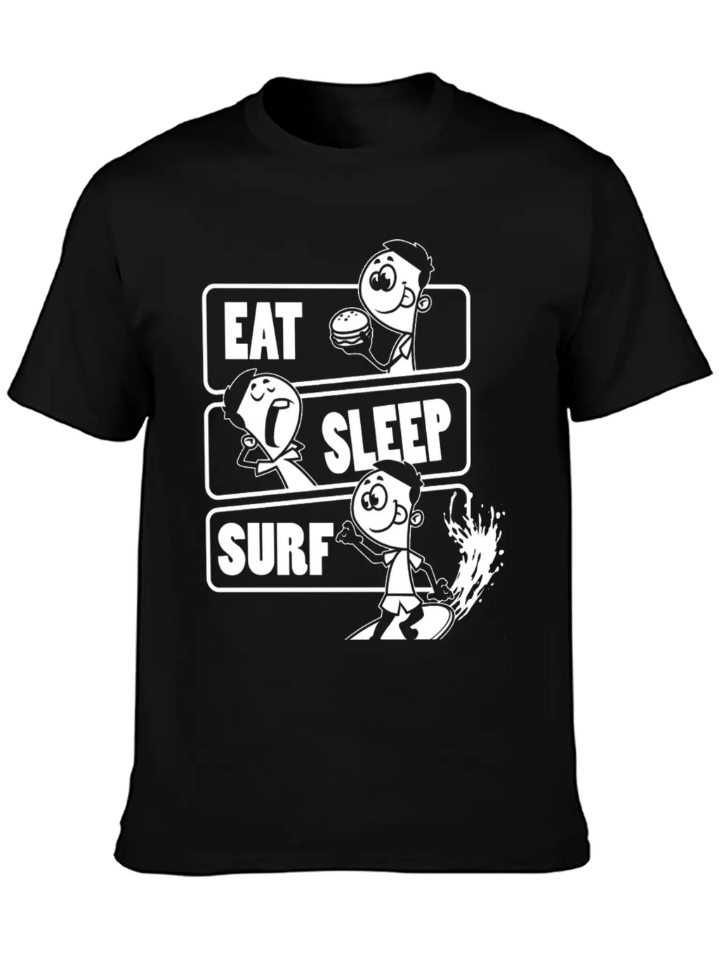 Eat Sleep Surf Repeat Gift For Surfing Lover Classic Cotton Tee – Unisex Comfort For Any Season