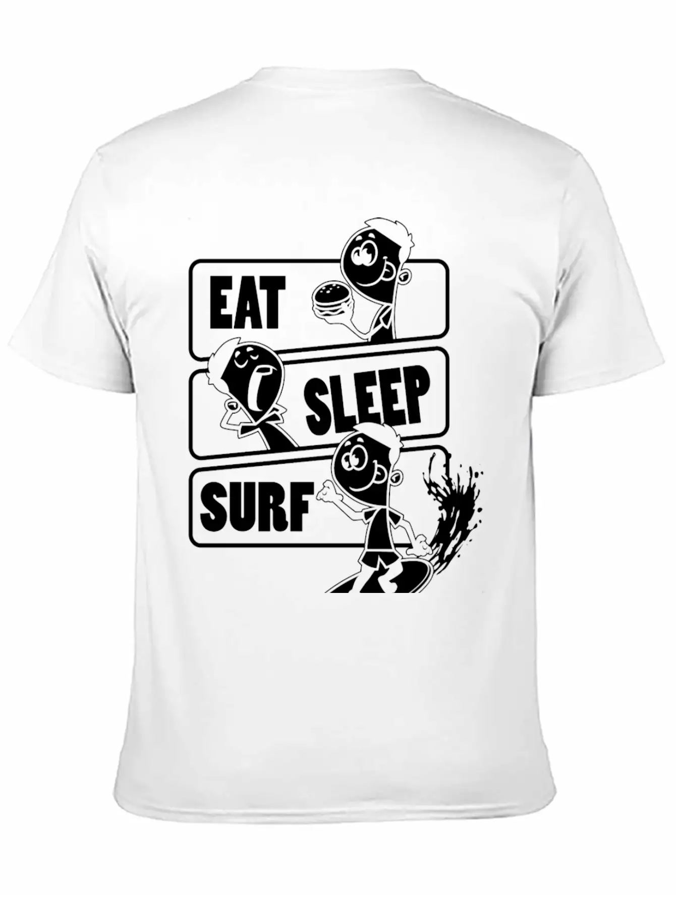 Eat Sleep Surf Repeat Gift For Surfing Lover Classic Cotton Tee – Unisex Comfort For Any Season