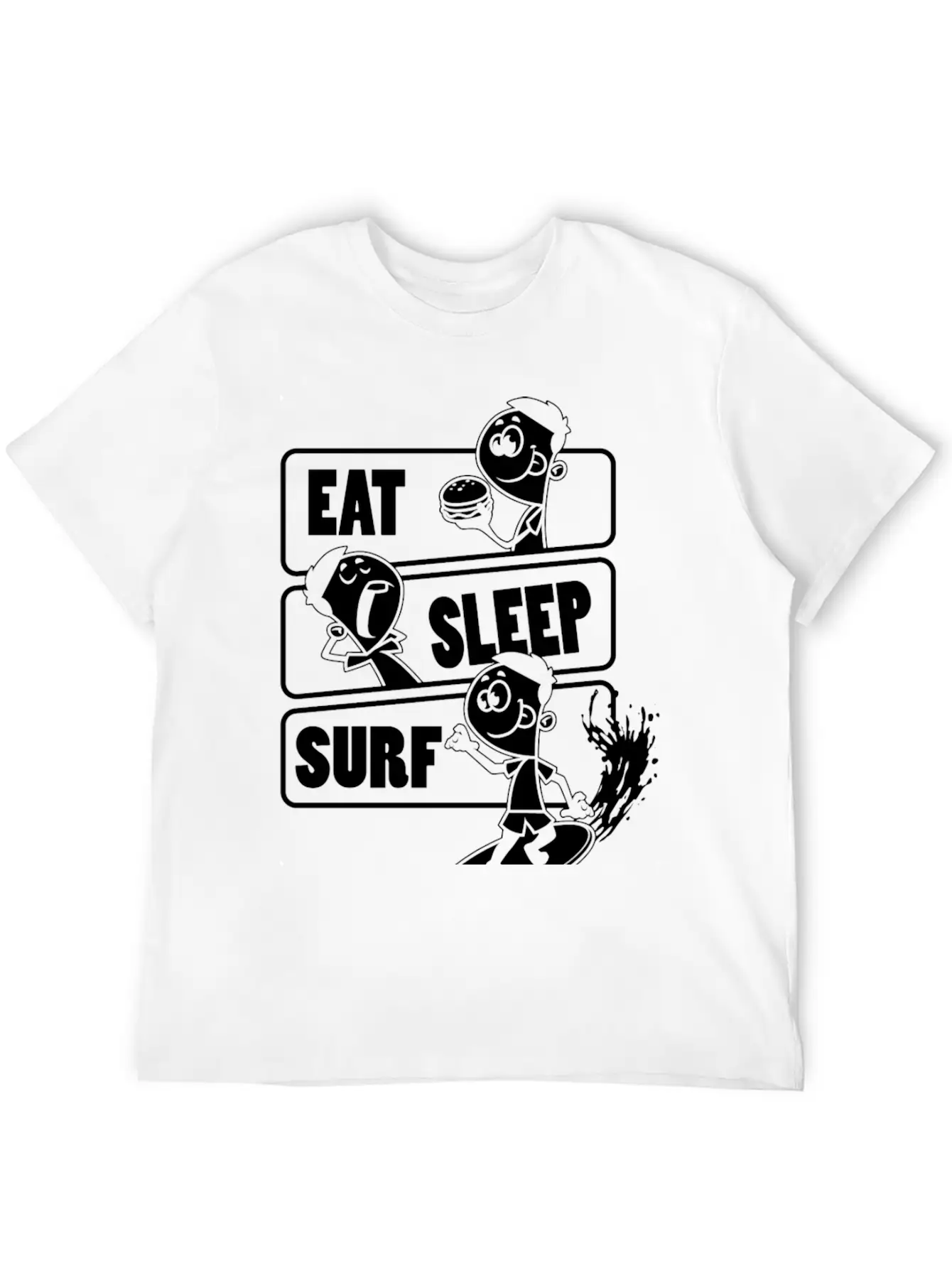 Eat Sleep Surf Repeat Gift For Surfing Lover Classic Cotton Tee – Unisex Comfort For Any Season
