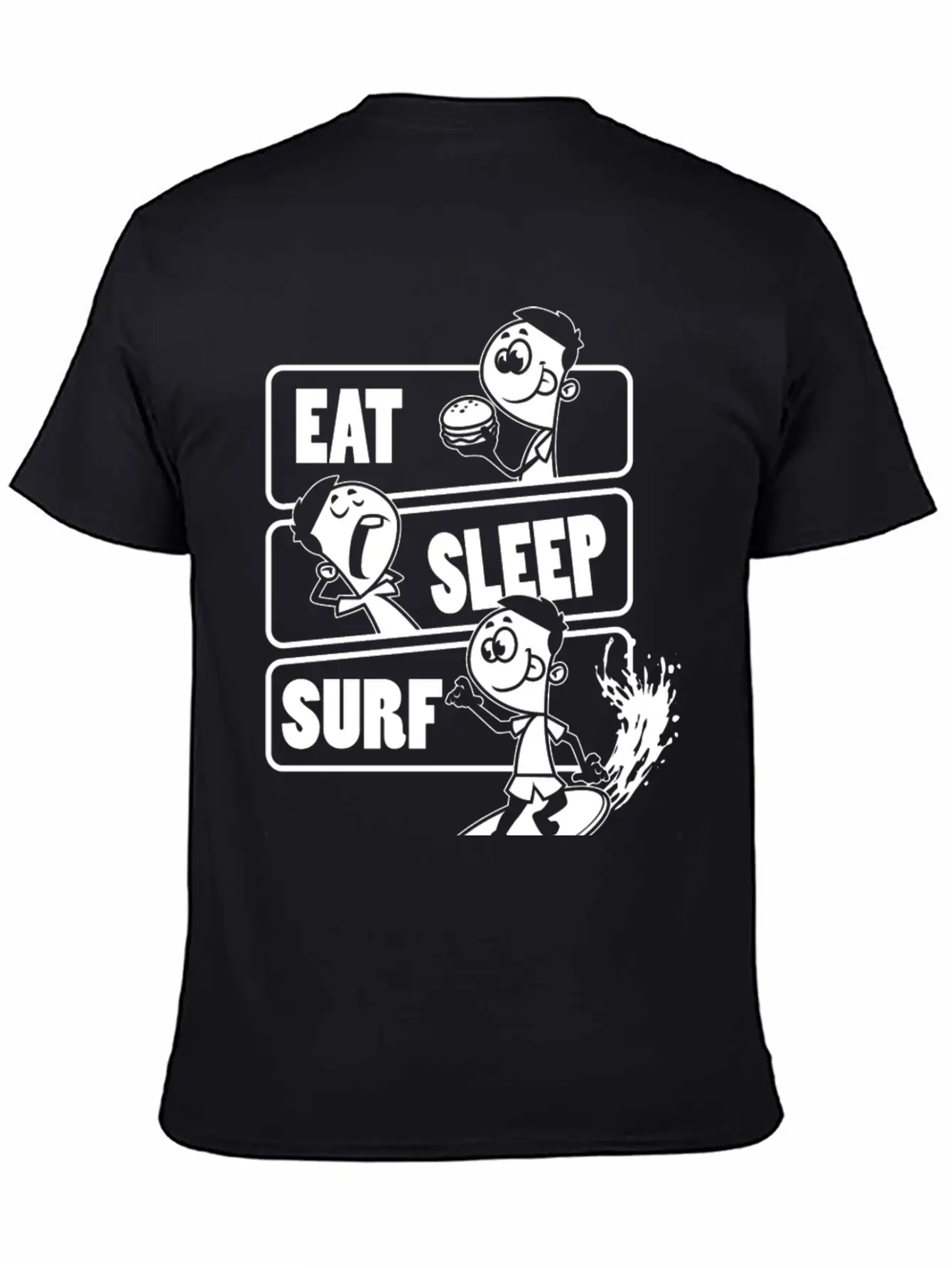 Eat Sleep Surf Repeat Gift For Surfing Lover Classic Cotton Tee – Unisex Comfort For Any Season