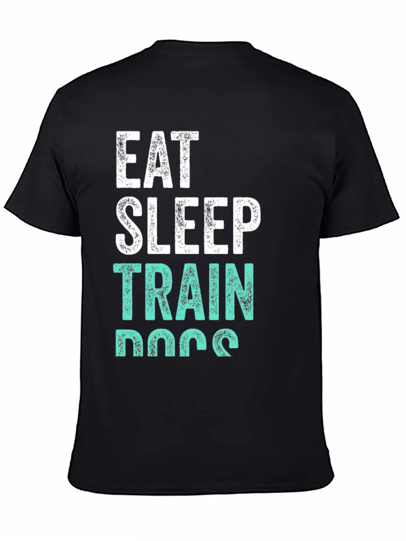 Eat Sleep Train Dogs Repeat Dog Trainer Timeless Short Sleeve Tee – Comfy And Minimalist Design
