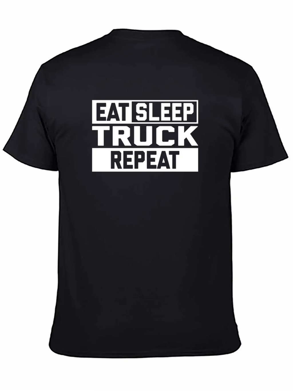 EAT SLEEP TRUCK REPEAT Breathable Graphic T-Shirt – Perfect For Casual Days