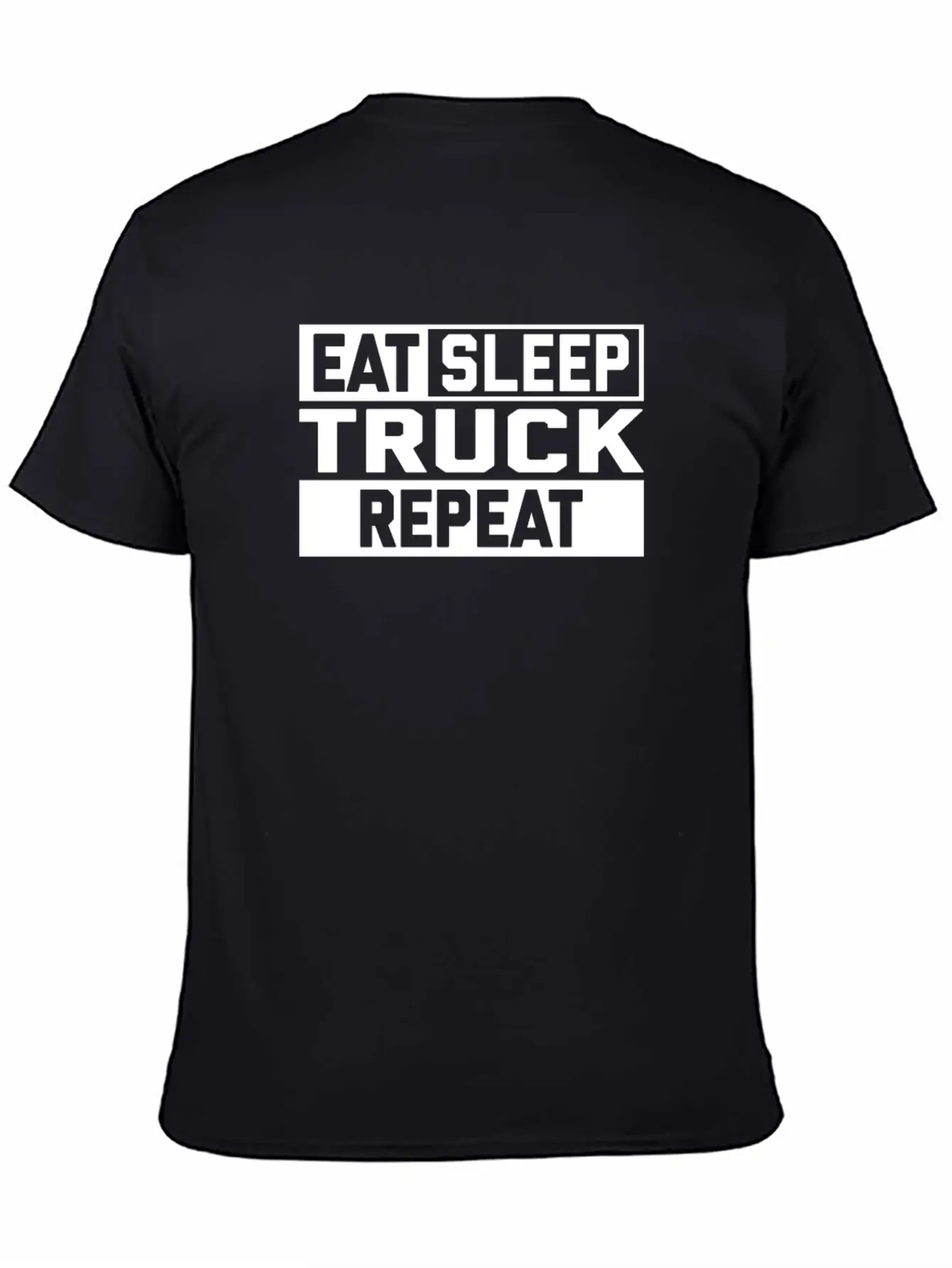 EAT SLEEP TRUCK REPEAT Breathable Graphic T-Shirt – Perfect For Casual Days