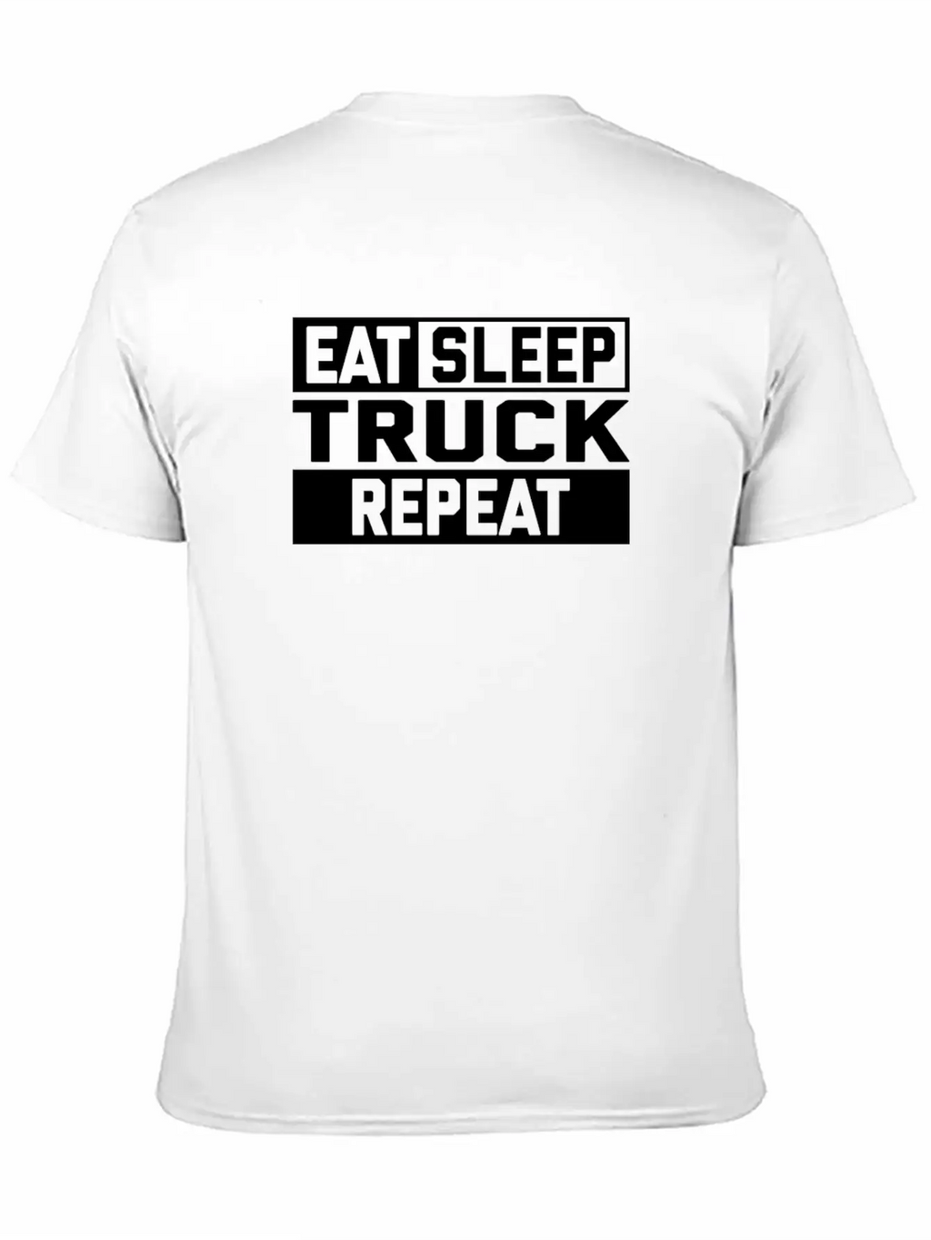 EAT SLEEP TRUCK REPEAT Breathable Graphic T-Shirt – Perfect For Casual Days