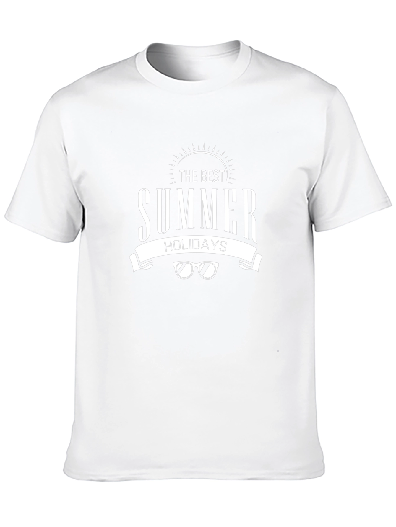 The Best Summer Holidays Black T-Shirt