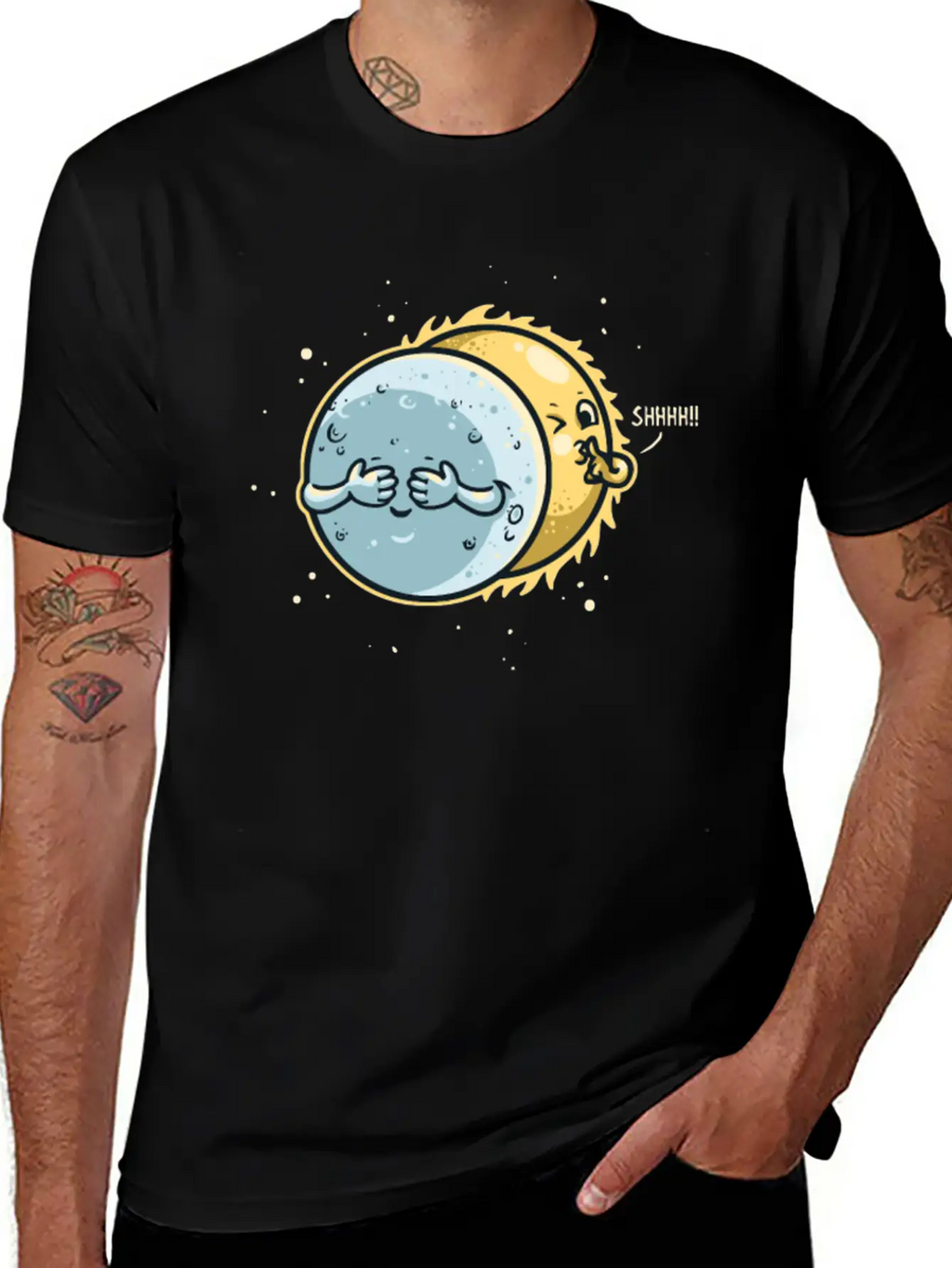 Eclipse Hide And Seek Breathable Soft Cotton T-Shirt – Timeless Casual Look