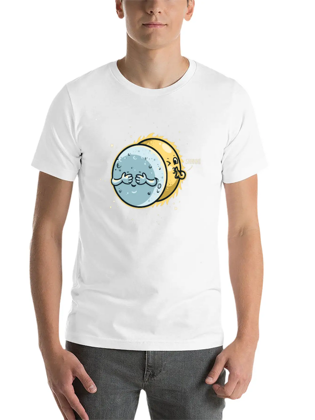 Eclipse Hide And Seek Breathable Soft Cotton T-Shirt – Timeless Casual Look