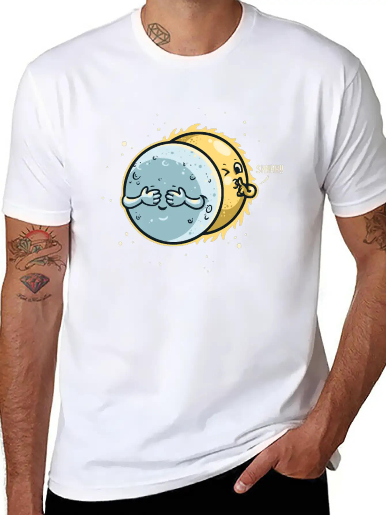 Eclipse Hide And Seek Breathable Soft Cotton T-Shirt – Timeless Casual Look