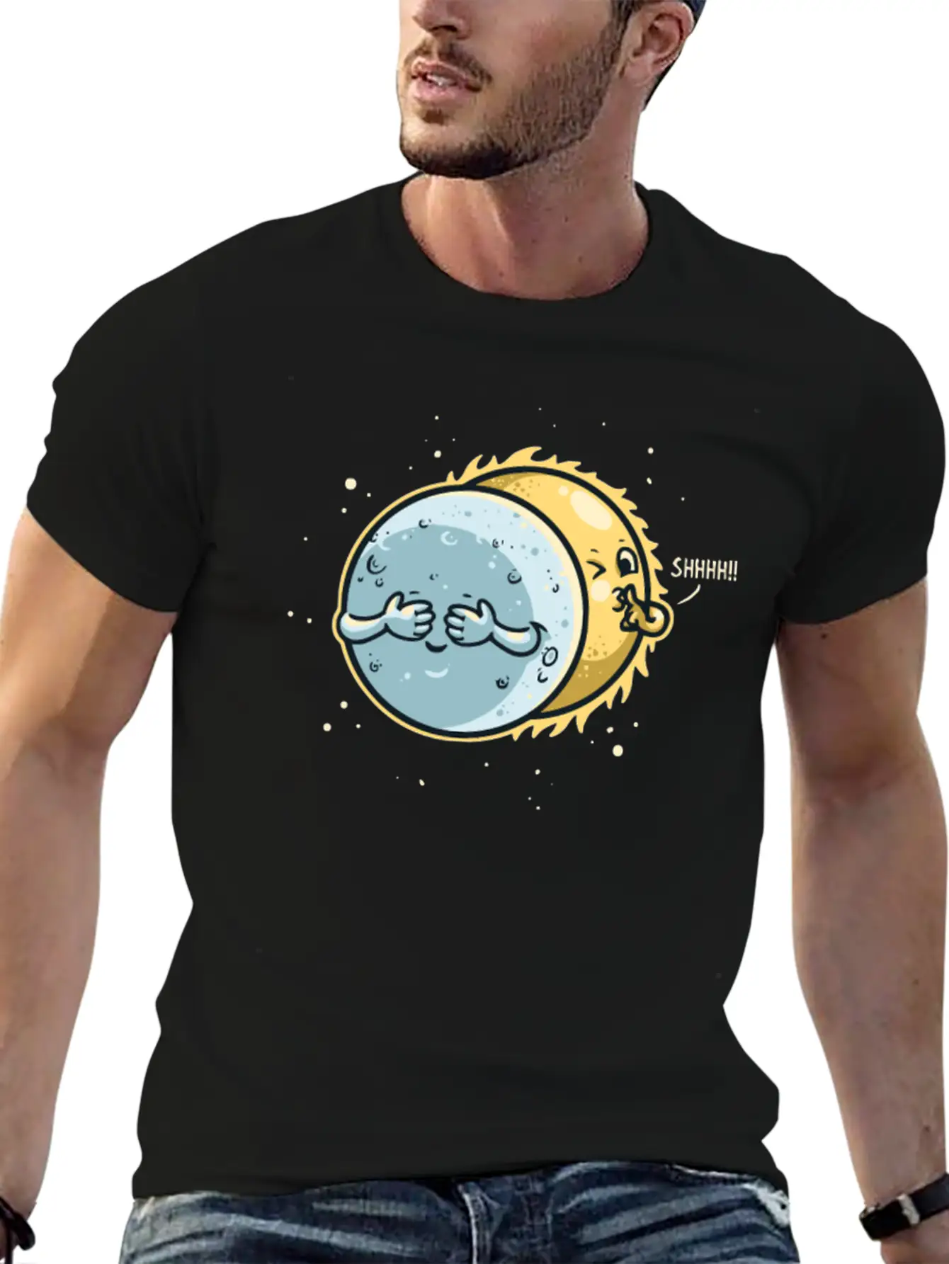 Eclipse Hide And Seek Breathable Soft Cotton T-Shirt – Timeless Casual Look
