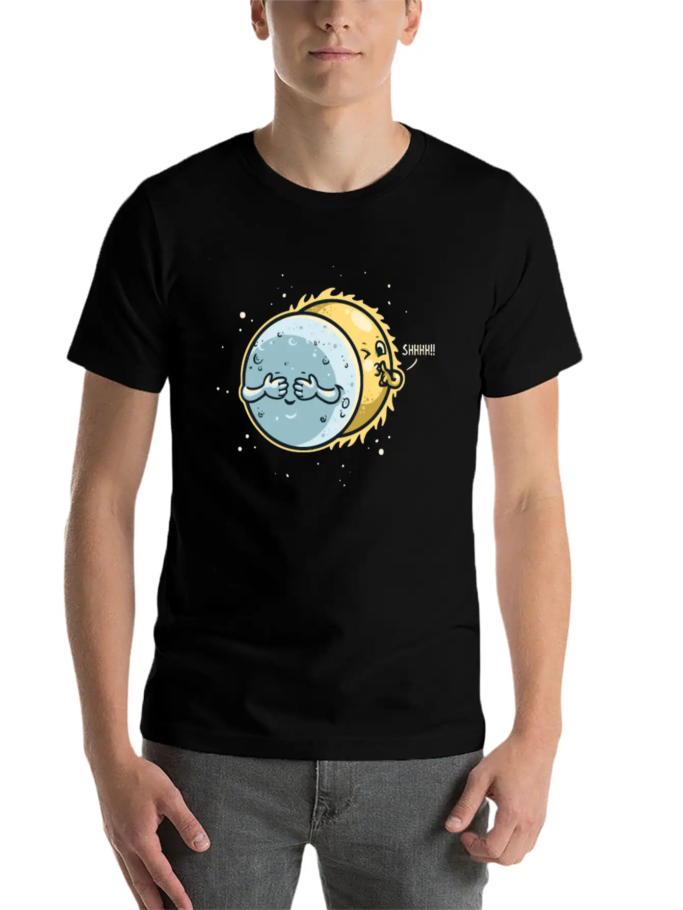 Eclipse Hide And Seek Breathable Soft Cotton T-Shirt – Timeless Casual Look