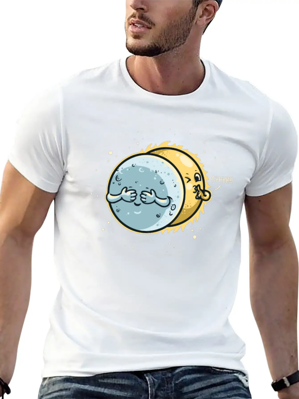 Eclipse Hide And Seek Breathable Soft Cotton T-Shirt – Timeless Casual Look