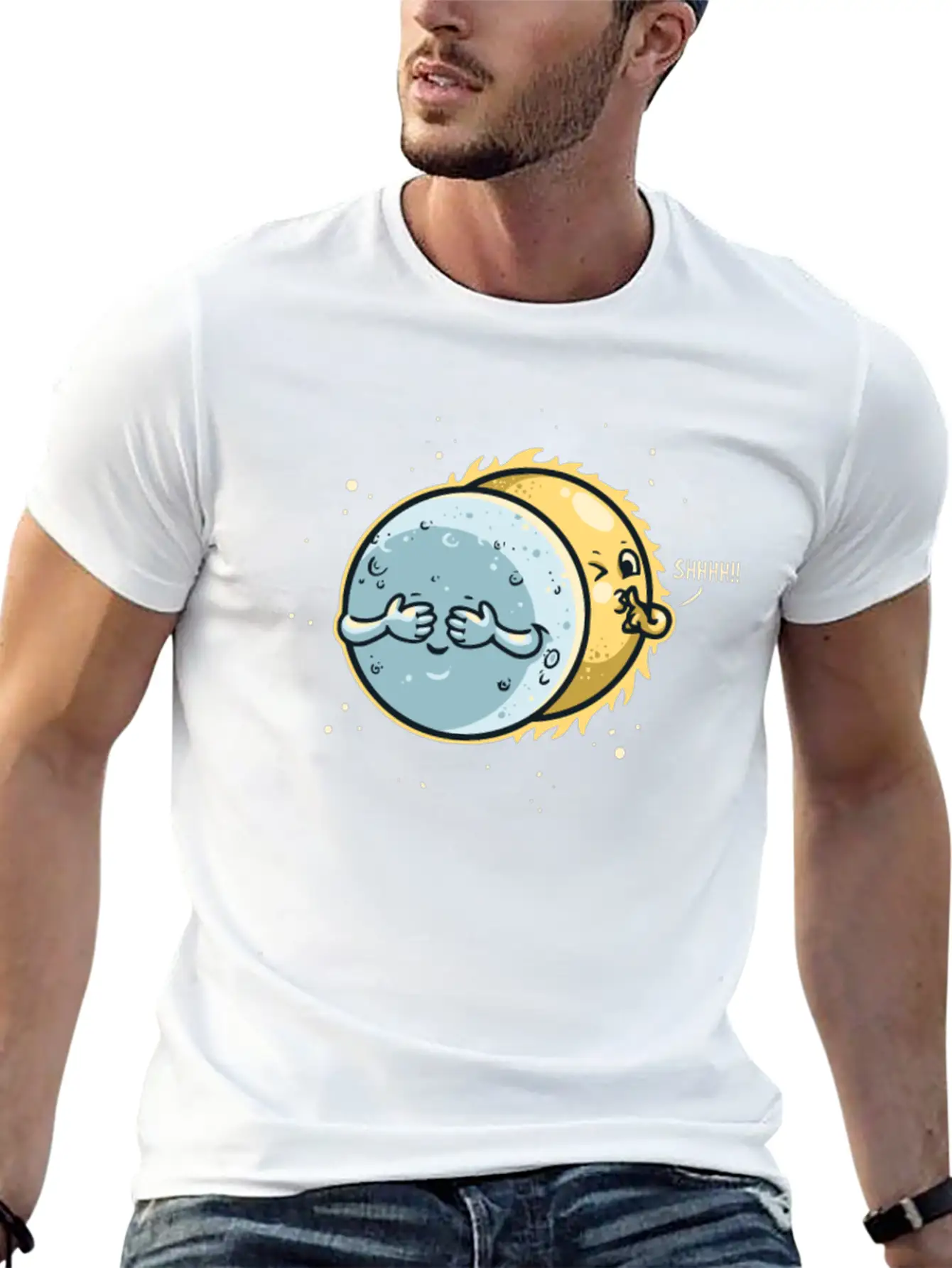 Eclipse Hide And Seek Breathable Soft Cotton T-Shirt – Timeless Casual Look