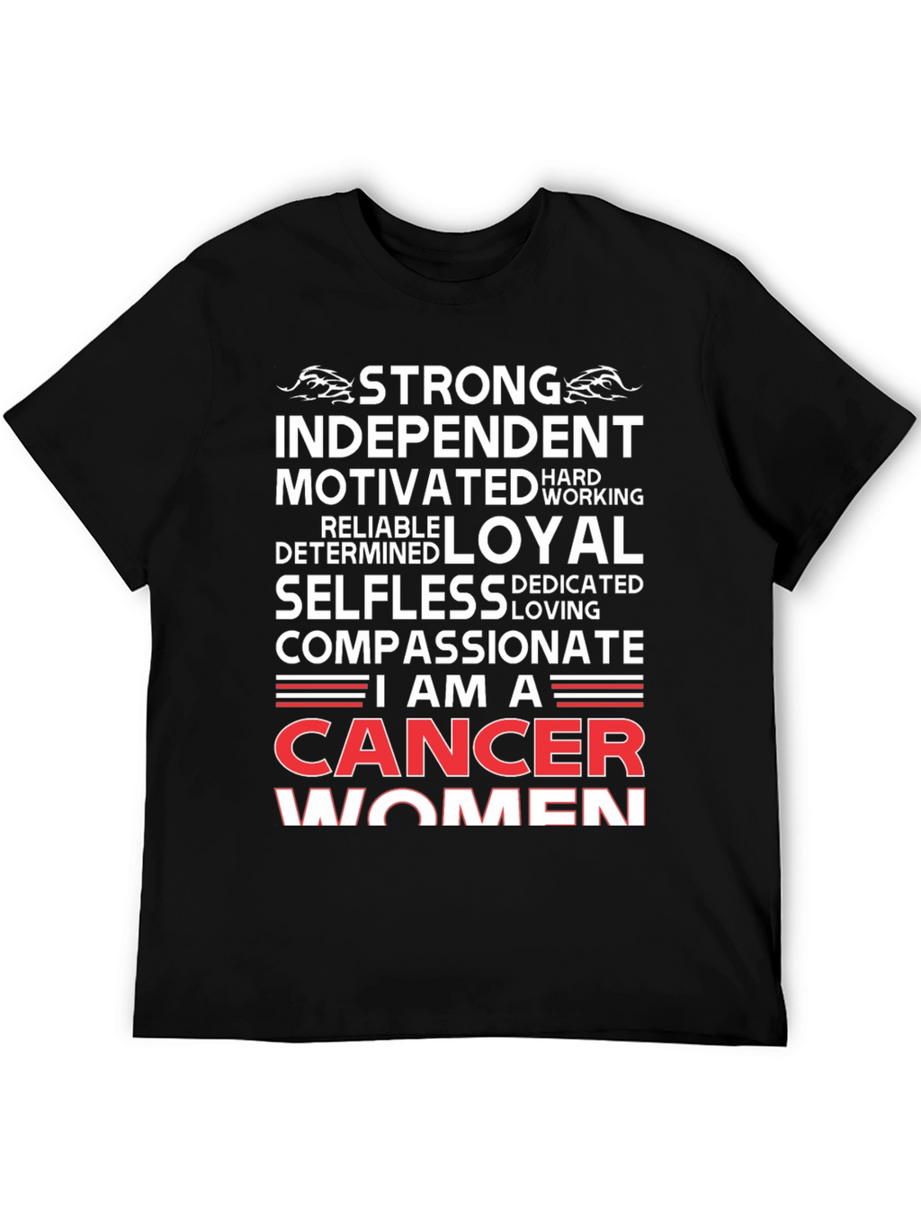 Cancer Women T-Shirt - Strong Independent