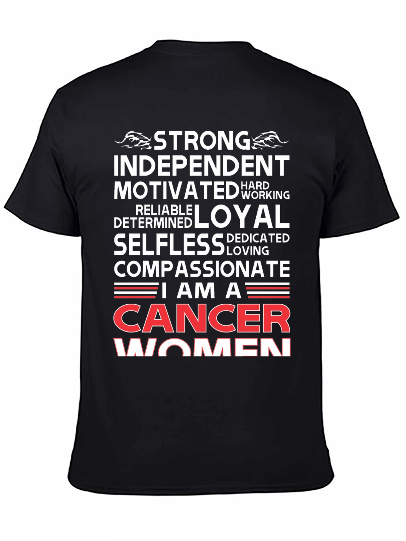 Cancer Women T-Shirt - Strong Independent