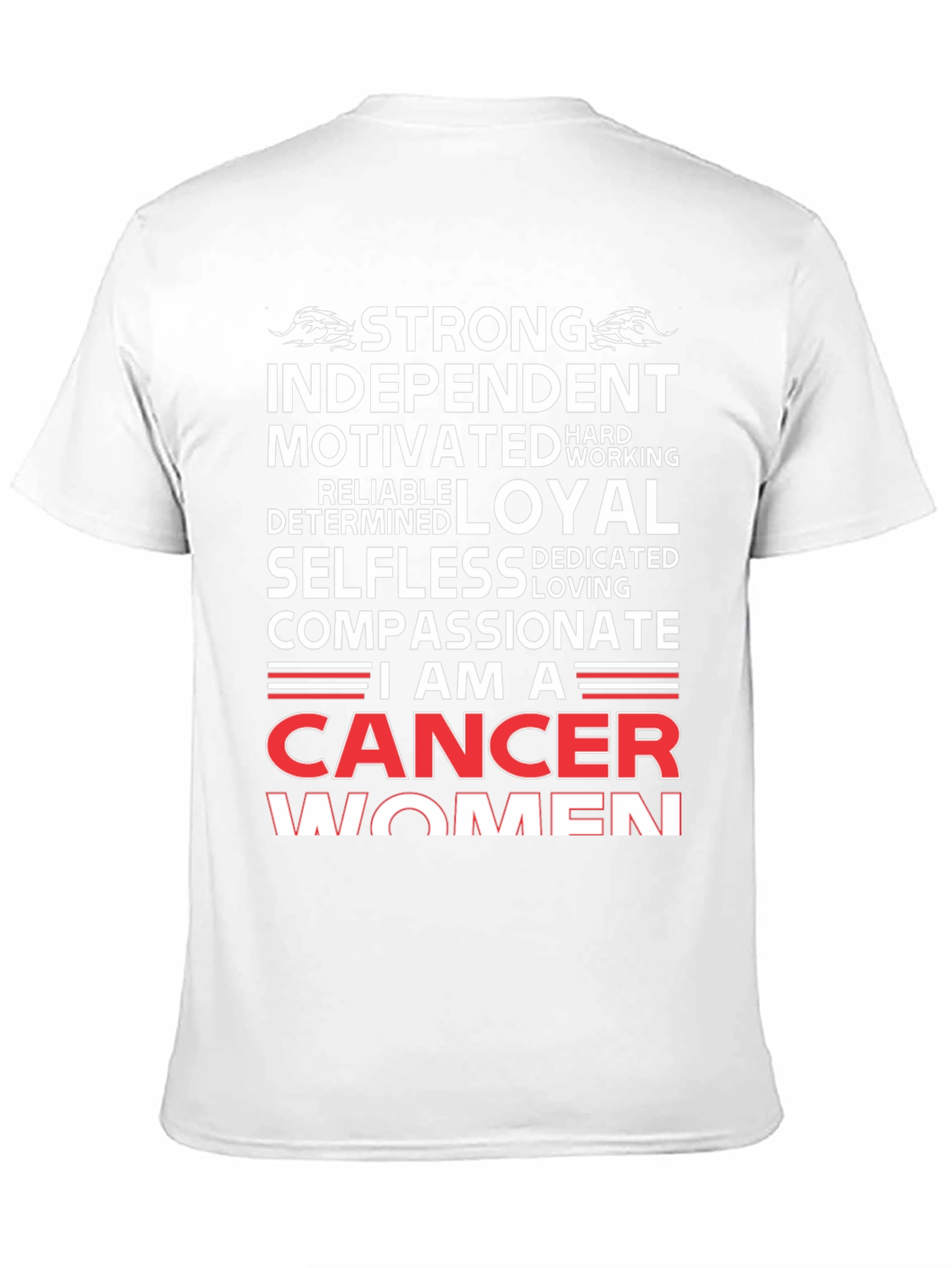 Cancer Women T-Shirt - Strong Independent