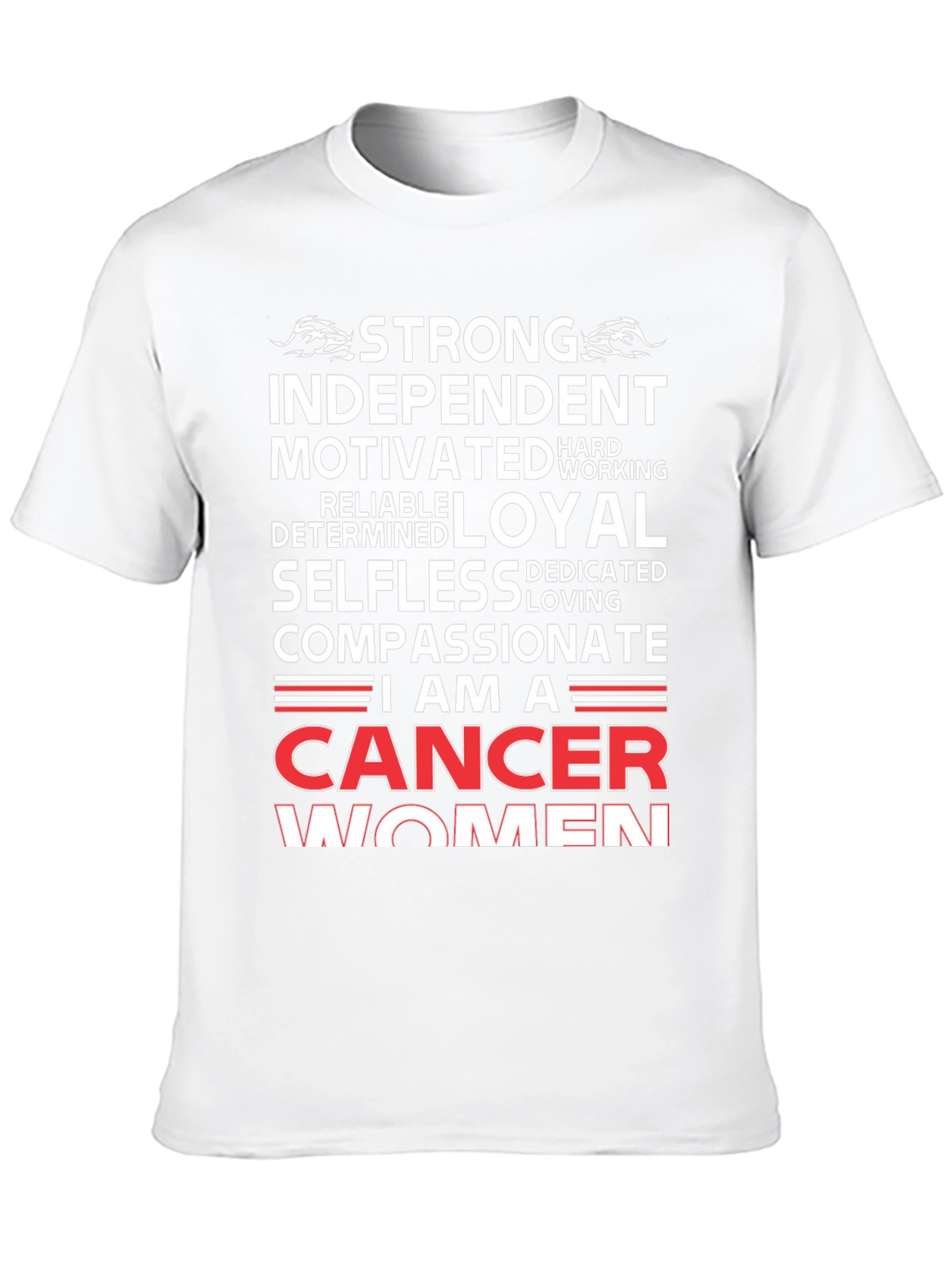 Cancer Women T-Shirt - Strong Independent