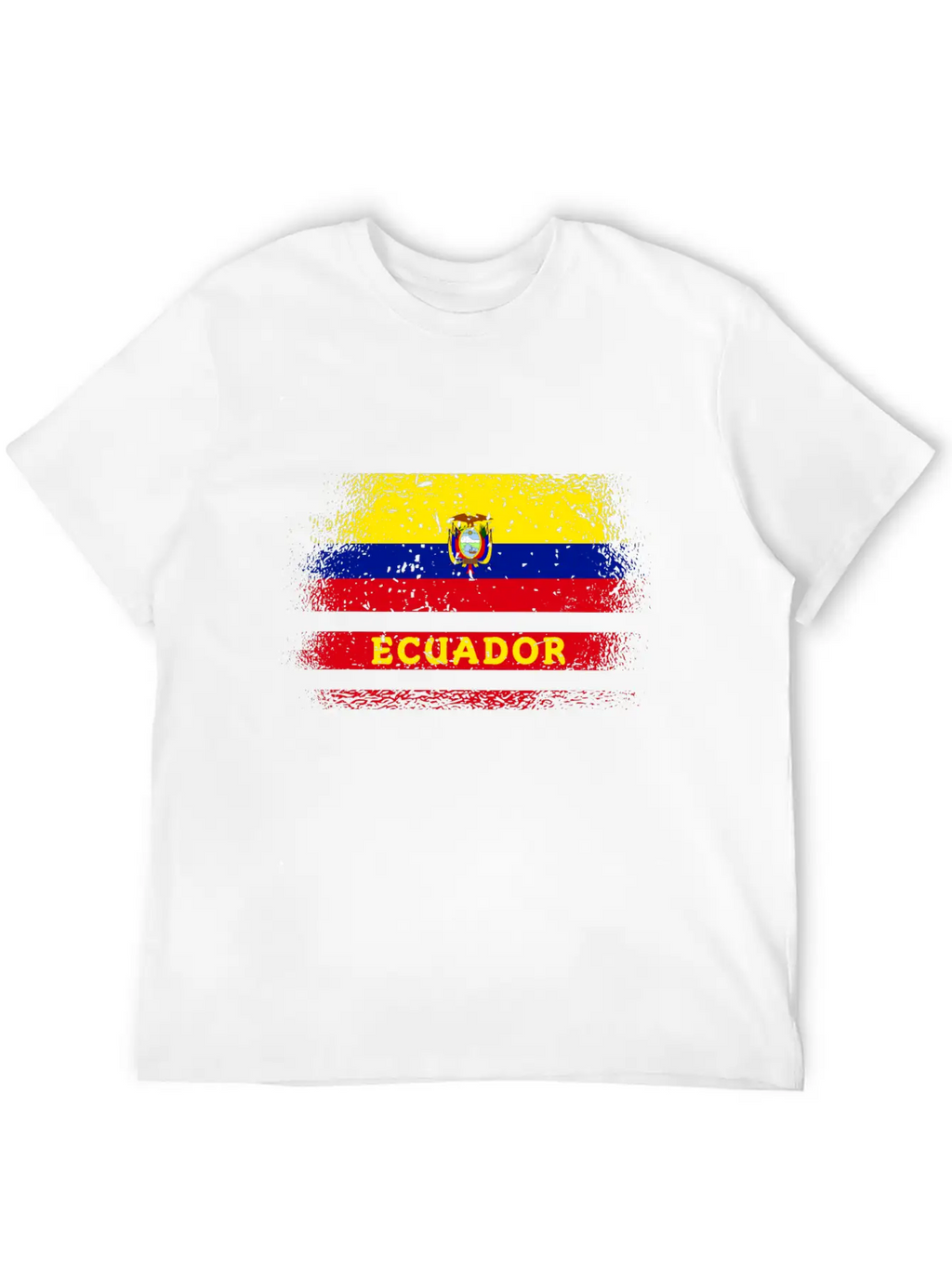 Ecuador Vintage Design / Flag Basic Graphic T-Shirt – Daily Comfort In Soft Cotton