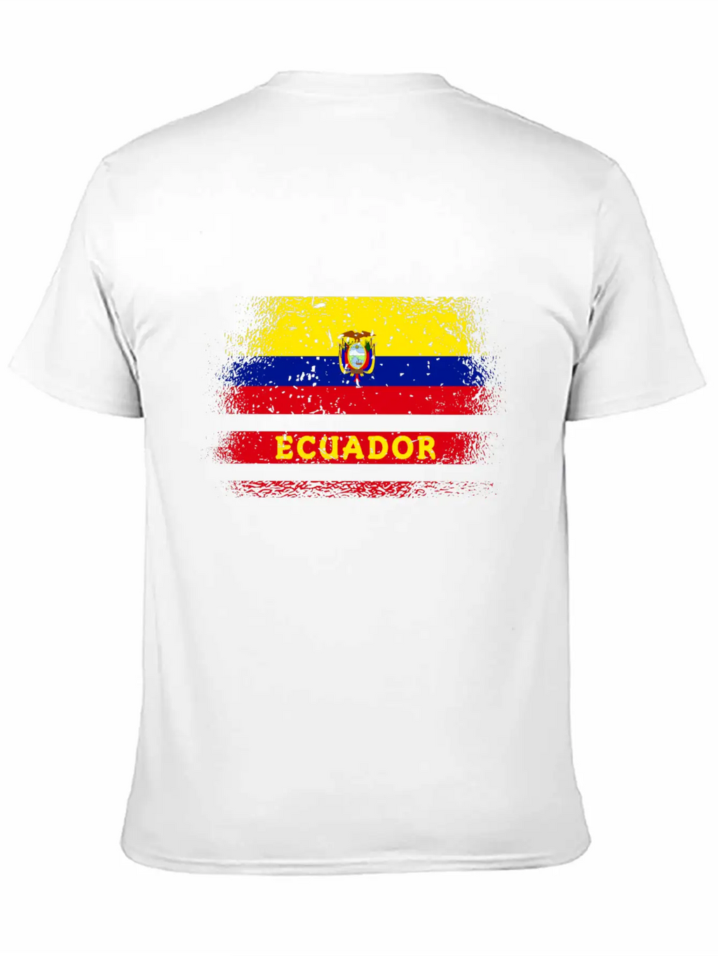 Ecuador Vintage Design / Flag Basic Graphic T-Shirt – Daily Comfort In Soft Cotton