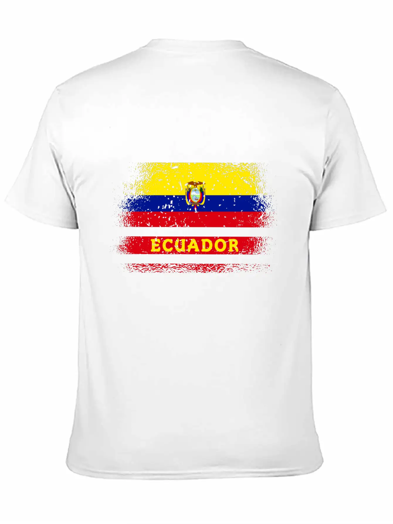 Ecuador Vintage Design / Flag Basic Graphic T-Shirt – Daily Comfort In Soft Cotton