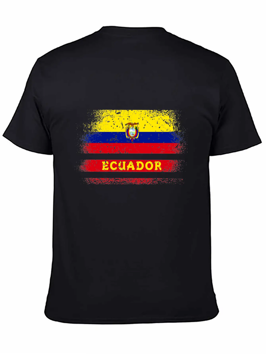 Ecuador Vintage Design / Flag Basic Graphic T-Shirt – Daily Comfort In Soft Cotton