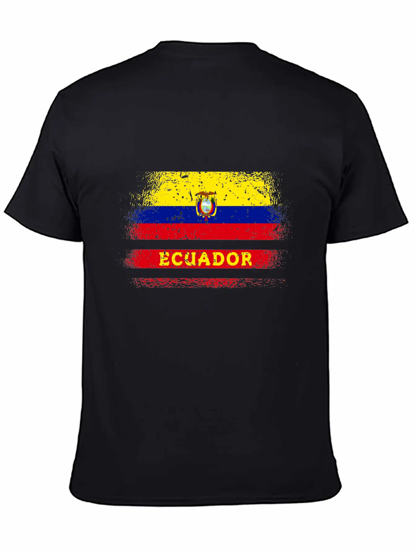 Ecuador Vintage Design / Flag Basic Graphic T-Shirt – Daily Comfort In Soft Cotton