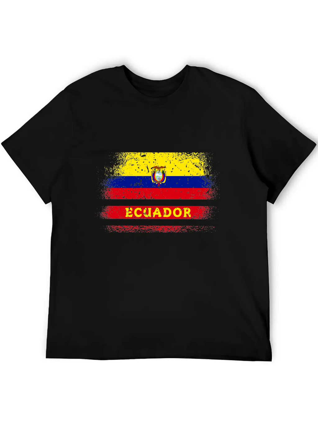 Ecuador Vintage Design / Flag Basic Graphic T-Shirt – Daily Comfort In Soft Cotton