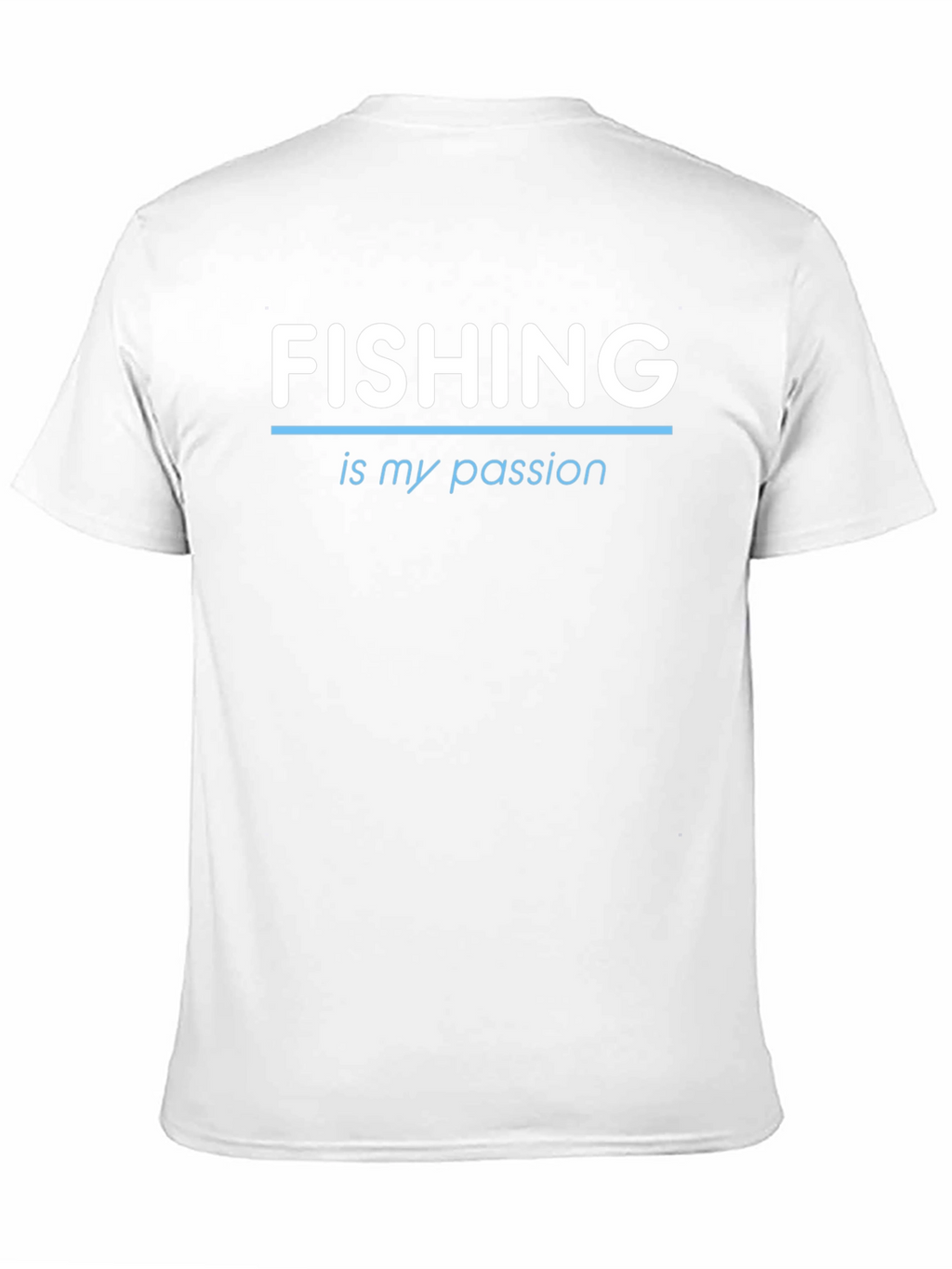 Fishing is My Passion Tee - Black Crew Neck