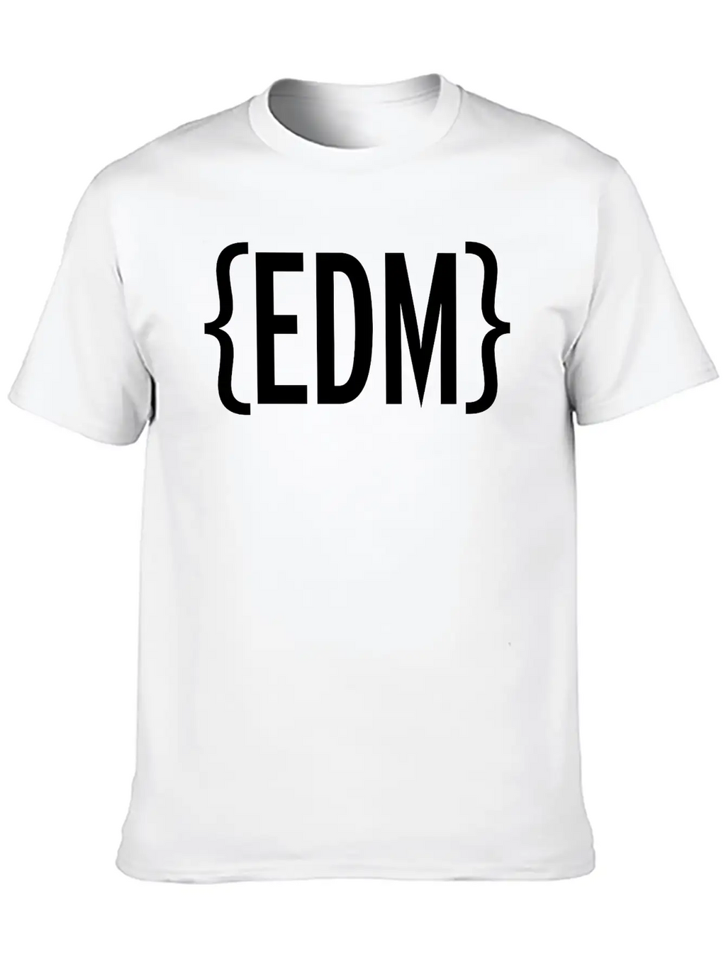 EDM Brackets Relaxed Everyday Tee – Lightweight And Durable Cotton