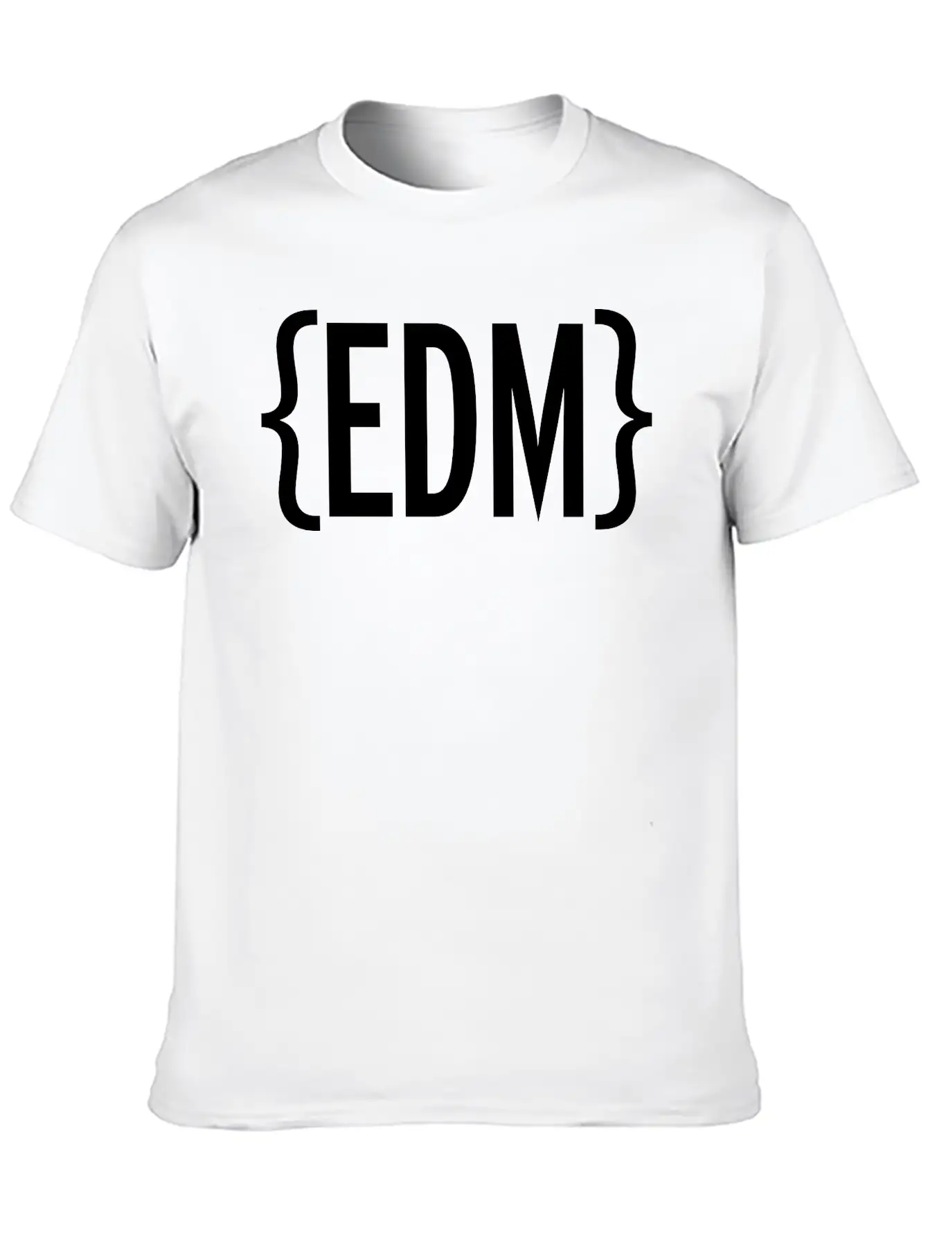 EDM Brackets Relaxed Everyday Tee – Lightweight And Durable Cotton