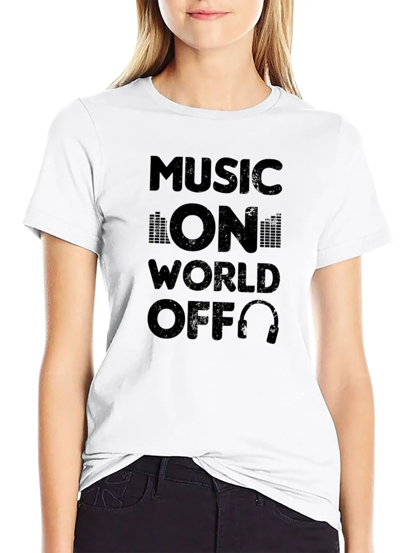 Edm Rave Music On World Off Gift Breathable Soft Cotton T-Shirt – Timeless Casual Look