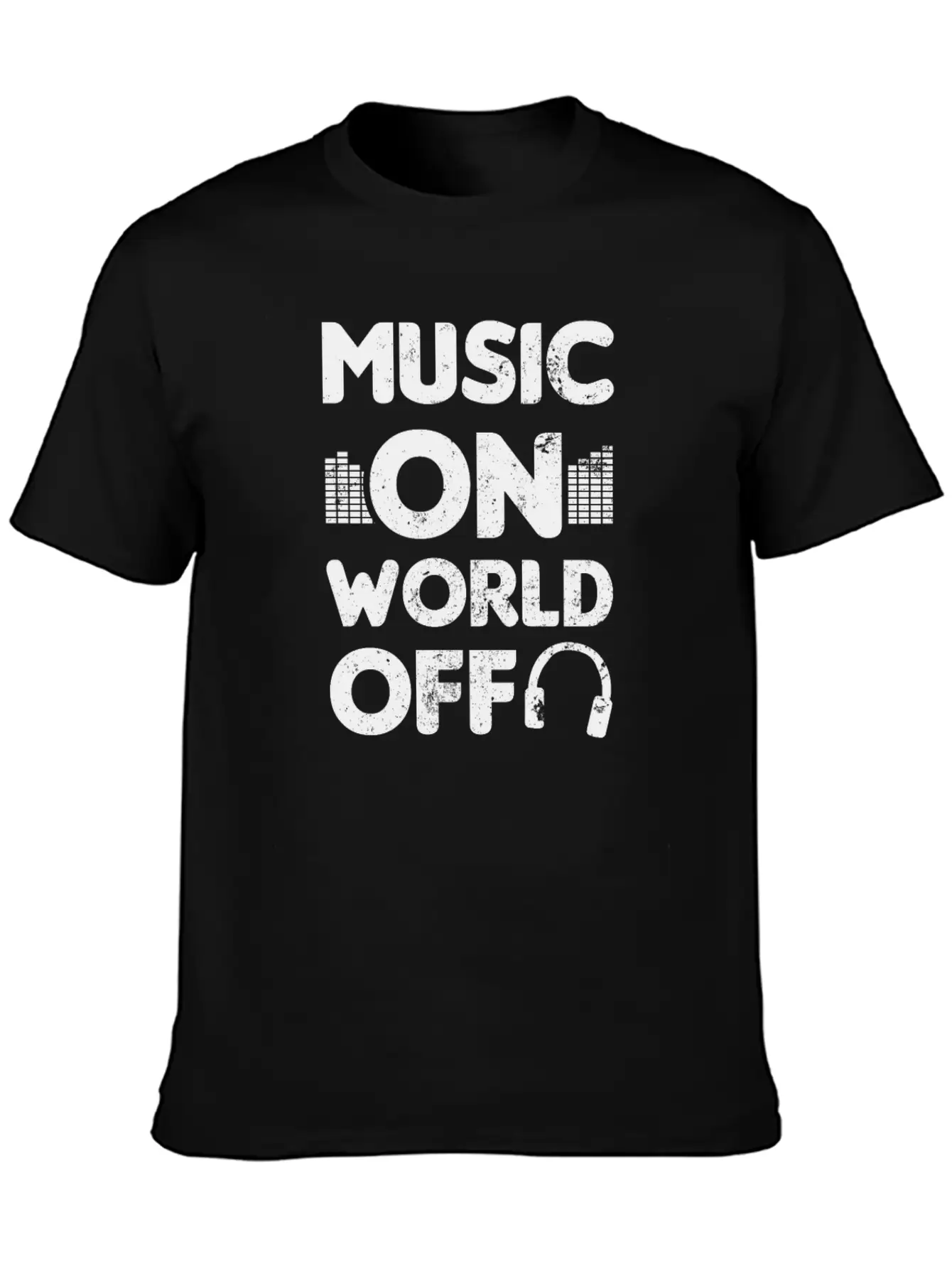 Edm Rave Music On World Off Gift Breathable Soft Cotton T-Shirt – Timeless Casual Look