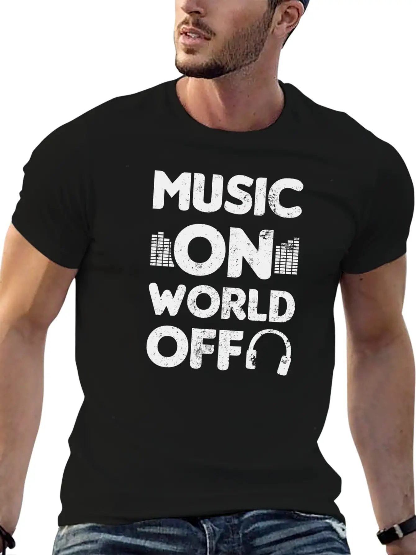 Edm Rave Music On World Off Gift Breathable Soft Cotton T-Shirt – Timeless Casual Look