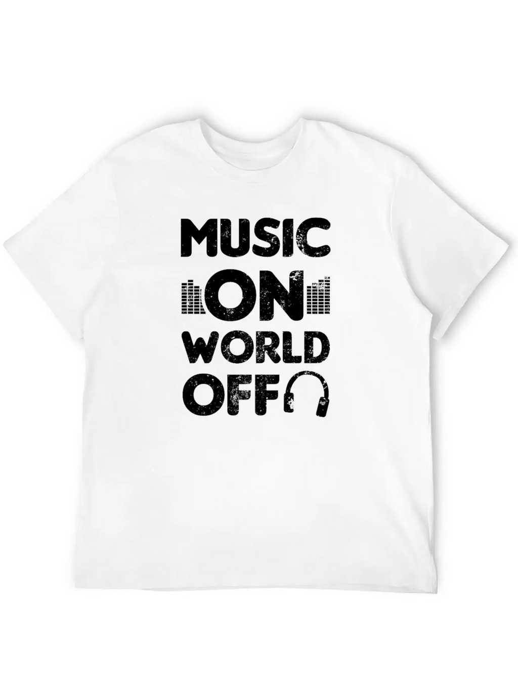 Edm Rave Music On World Off Gift Breathable Soft Cotton T-Shirt – Timeless Casual Look