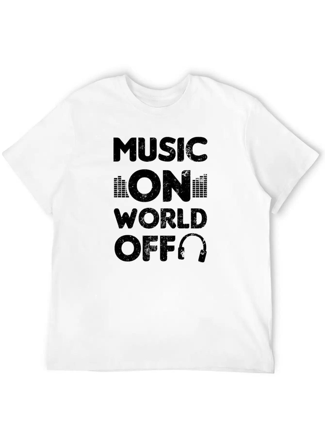 Edm Rave Music On World Off Gift Breathable Soft Cotton T-Shirt – Timeless Casual Look
