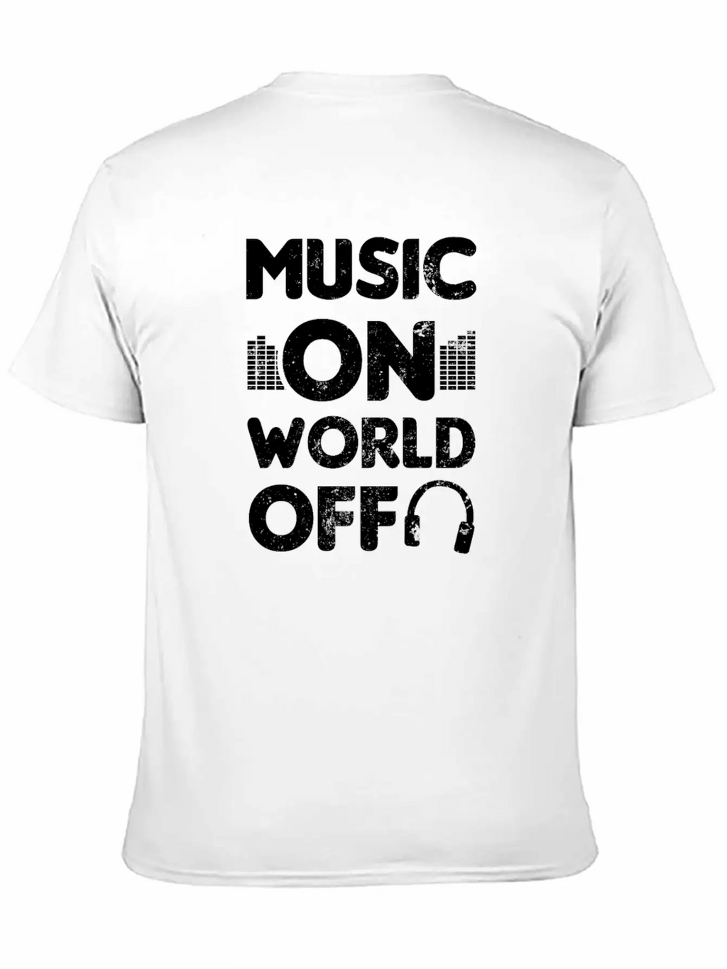 Edm Rave Music On World Off Gift Breathable Soft Cotton T-Shirt – Timeless Casual Look