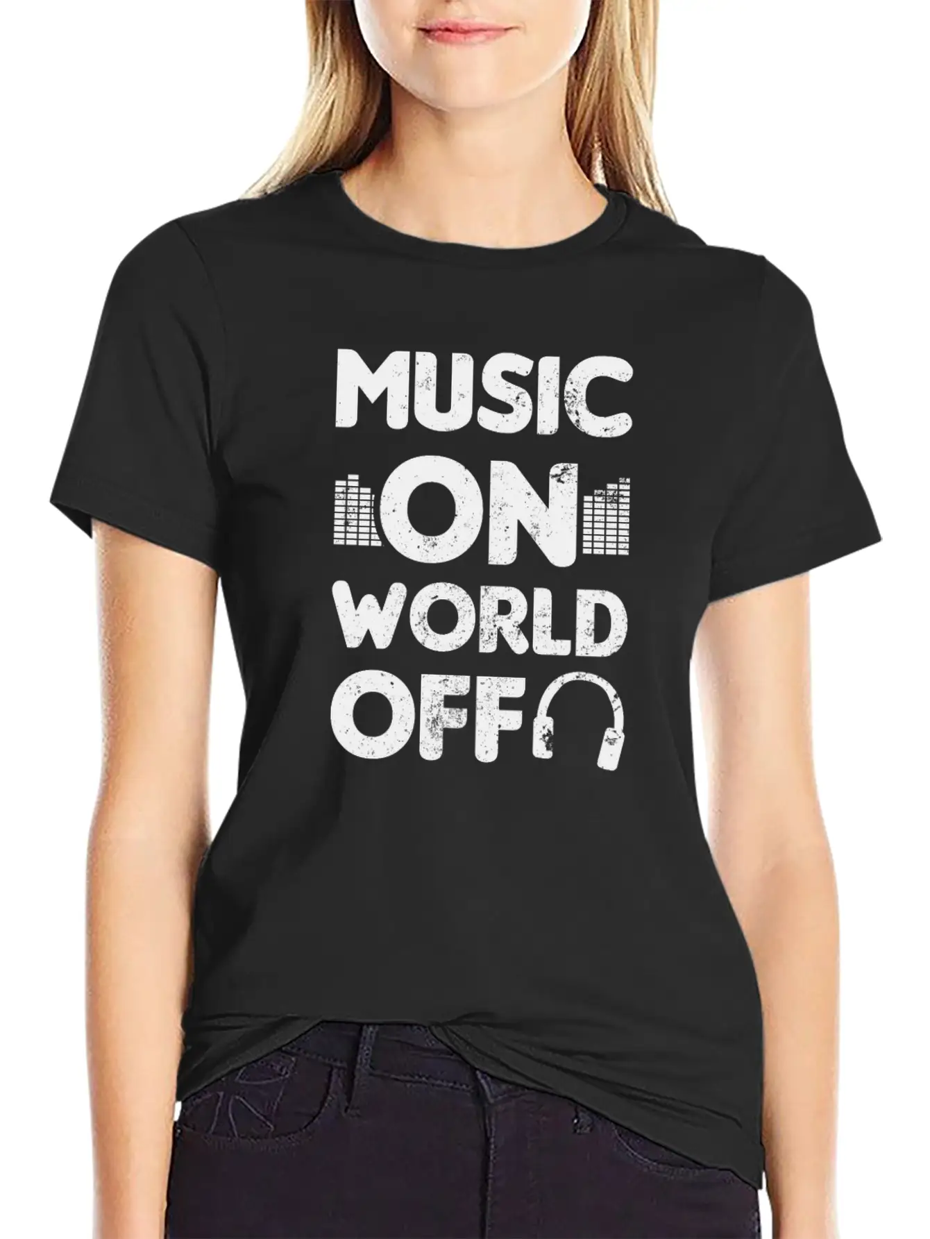 Edm Rave Music On World Off Gift Breathable Soft Cotton T-Shirt – Timeless Casual Look